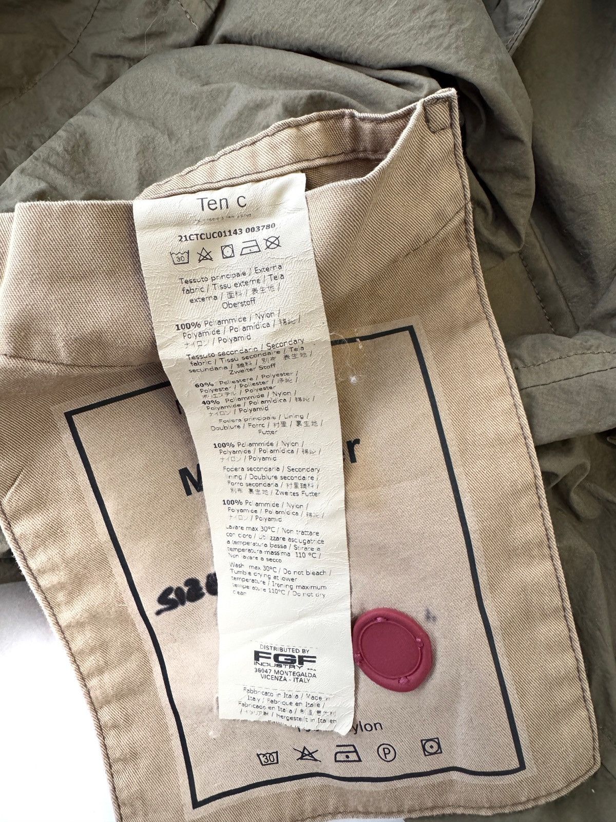 Ten C Ten C Mid Layer Jacket B55/Z Size US L / EU 52-54 / 3 - 7 Thumbnail