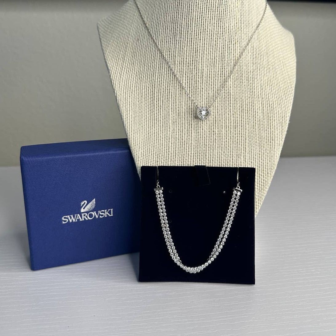 Swarovski Swarovski Sparkling Dance Necklace and Bracelet set Size ONE SIZE - 8 Thumbnail