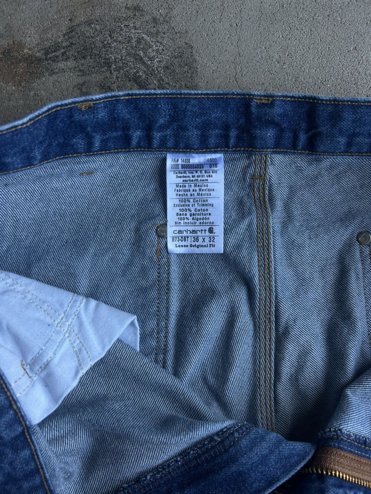 Carhartt Vintage Carhartt Denim carpenter work pants Size US 36 / EU 52 - 8 Thumbnail