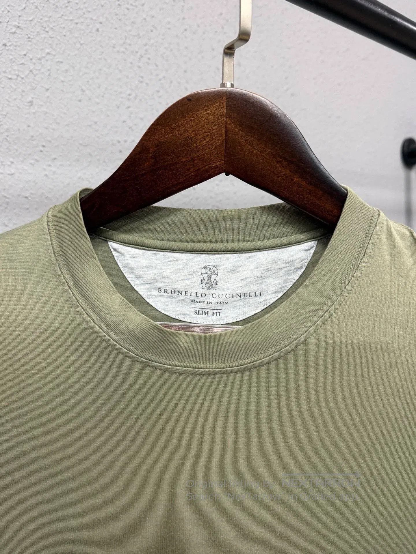 Brunello Cucinelli Brunello Cucinelli Green Double-Layer Short Sleeve T-Shirt Size XS / US 0-2 / IT 36-38 - 3 Thumbnail