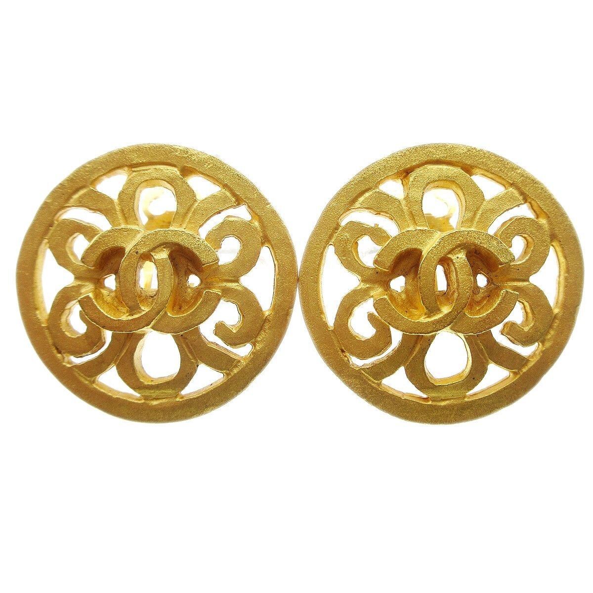 Chanel Chanel CC Round Earrings Metal Size ONE SIZE - 1 Thumbnail