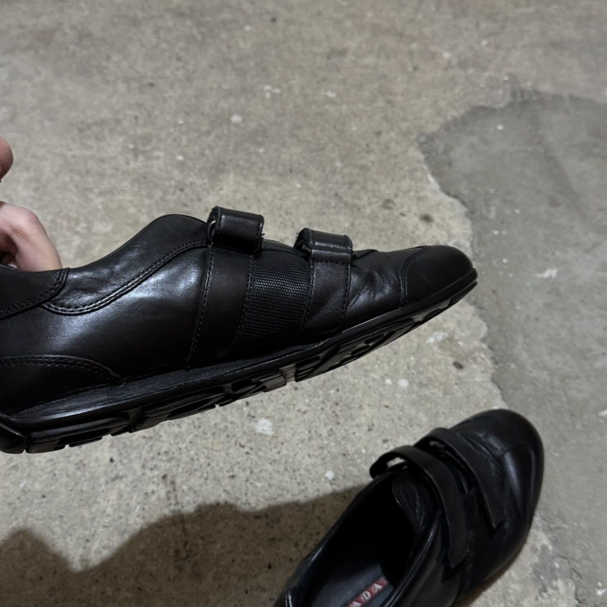 Prada × Vintage Vintage Prada black strap low sneakers Size US 7 / EU 40 - 7 Thumbnail
