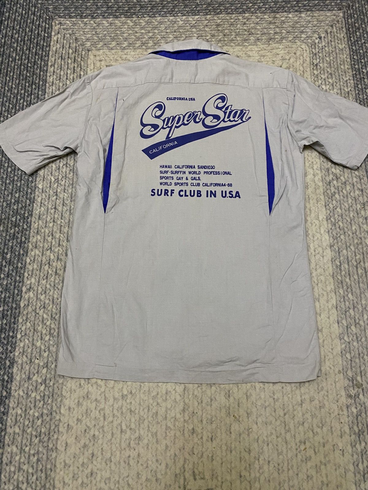 Surfside Supply Co. Vintage 90s Surf Side Super Star Rockabilly Bowling Shirt Size US M / EU 48-50 / 2 - 1 Thumbnail