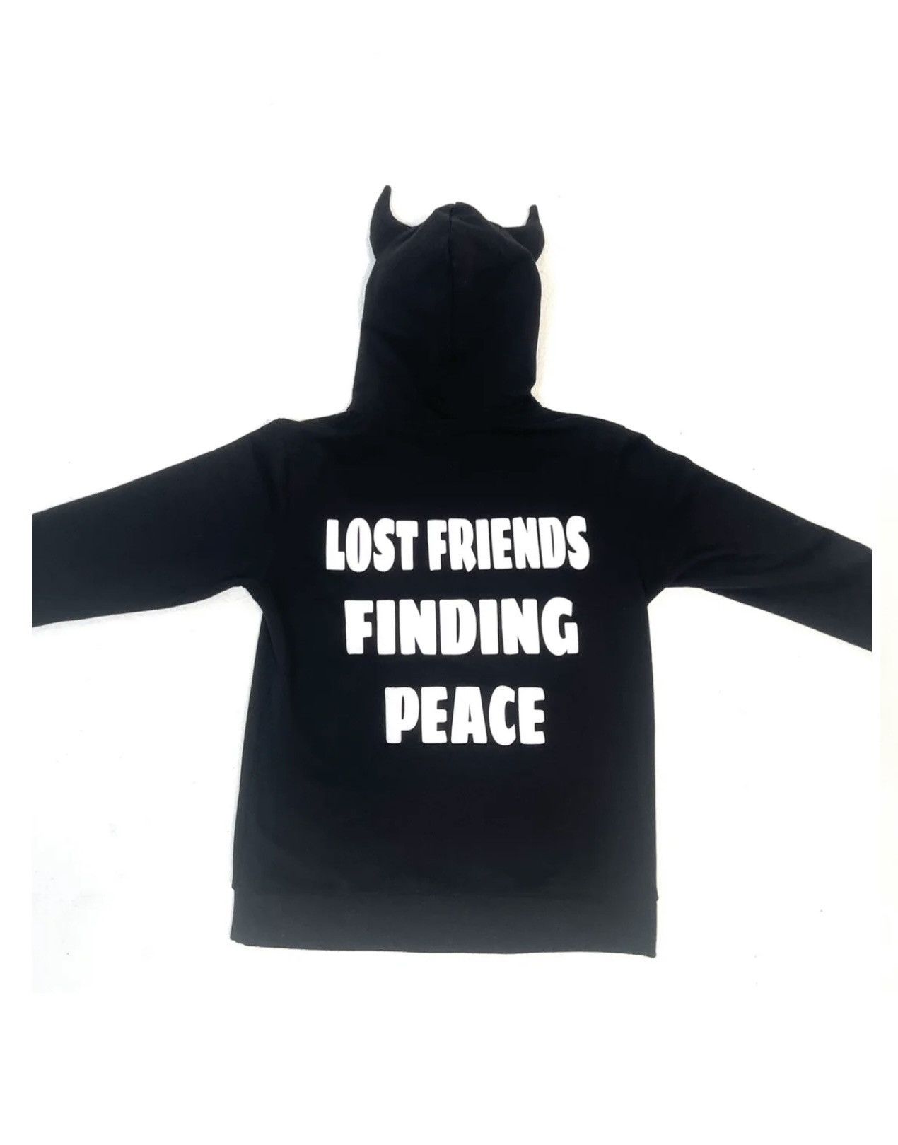 Other Unfinished Dreamz “LOST FRIENDS” Horned Hoodie Size US XL / EU 56 / 4 - 1 Thumbnail