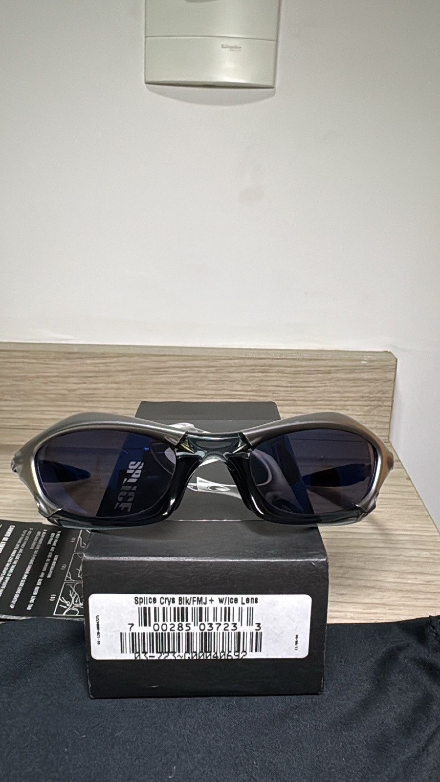 Oakley Splice Crystal Black/FMJ on Ice Size ONE SIZE - 1 Thumbnail