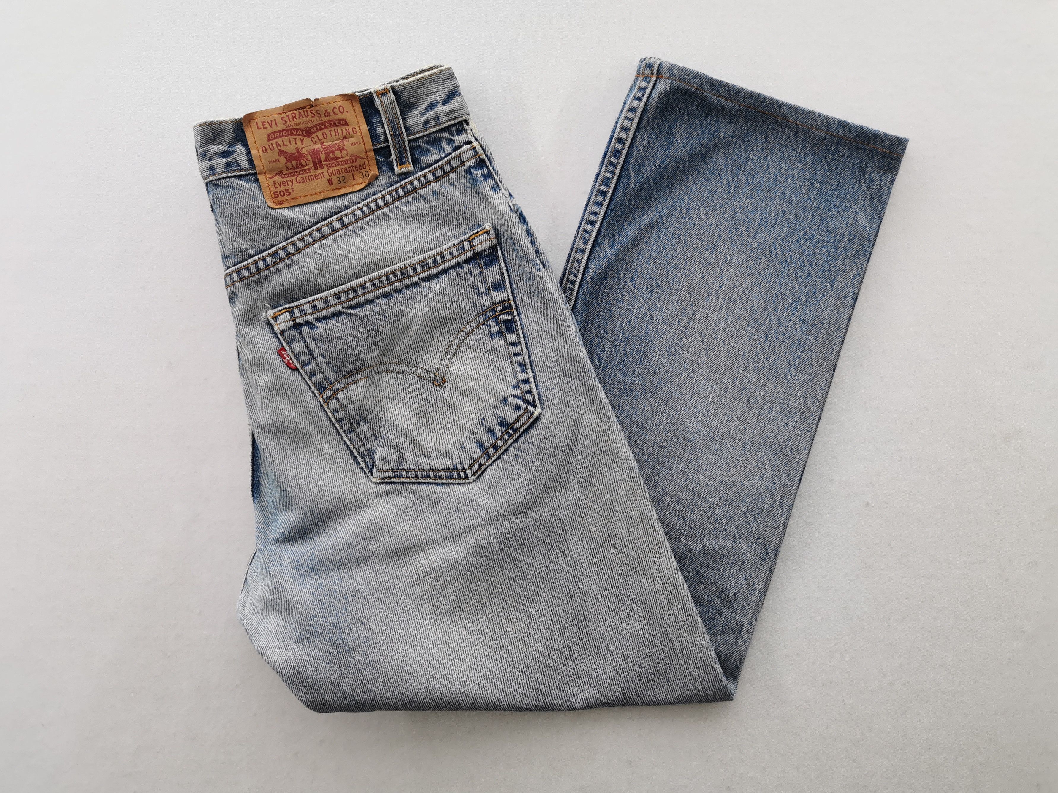 Levi's Vintage Levis Lot 505 Denim Made In USA Size 32/32x30 Size US 32 / EU 48 - 5 Thumbnail
