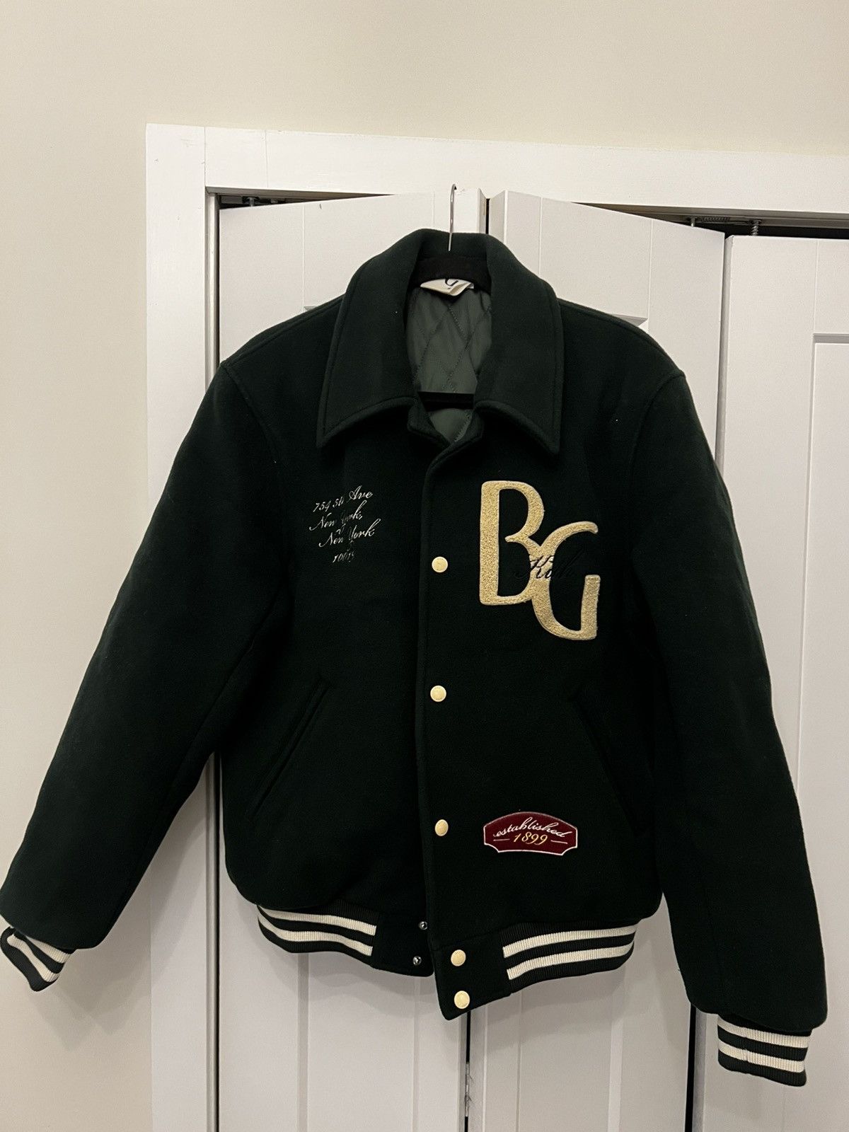 Bergdorf Goodman × Kith Kith for Bergdorf Goodman Varsity Letterman Jacket Size US M / EU 48-50 / 2 - 3 Thumbnail
