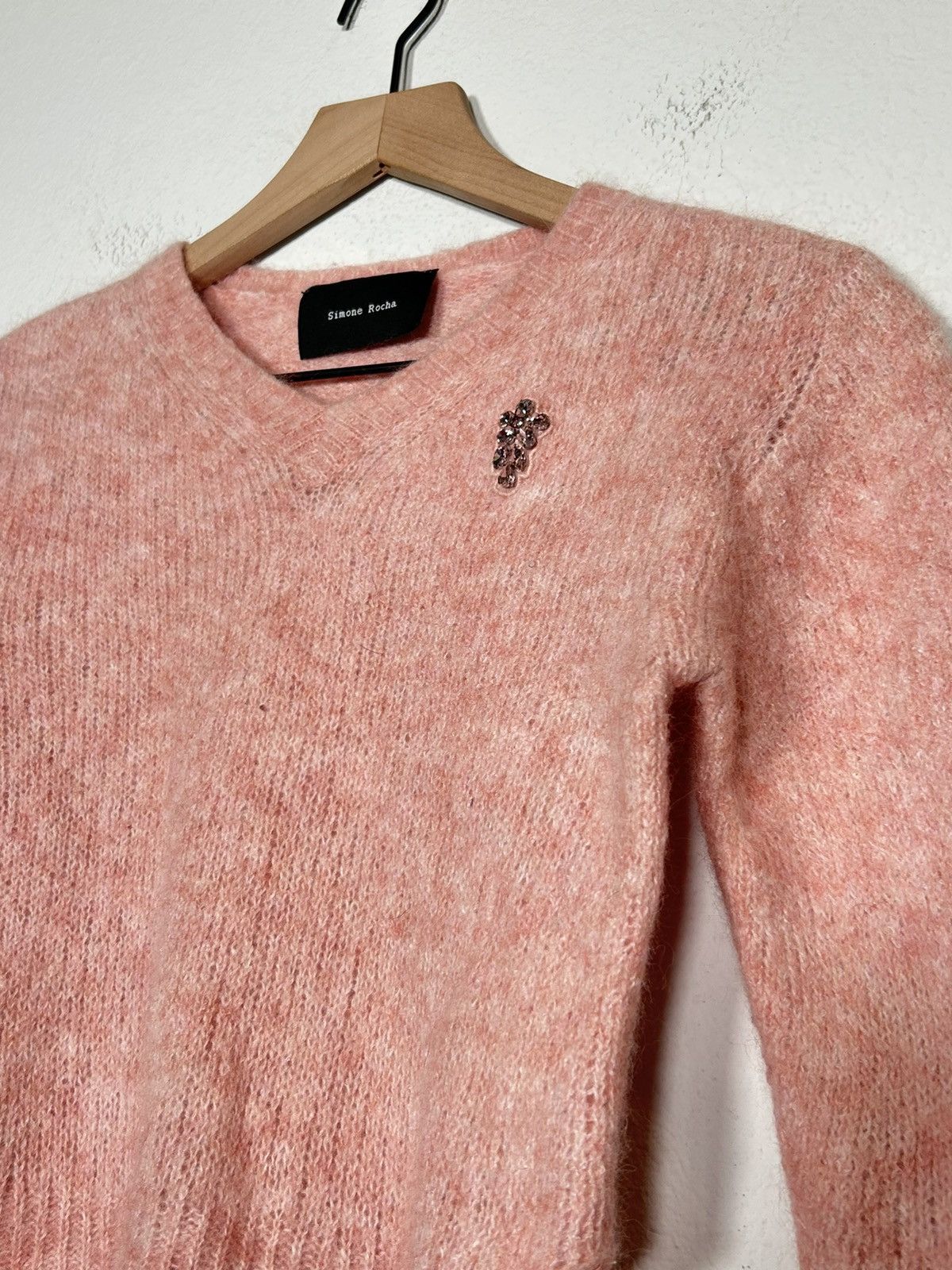 Simone Rocha Cropped Fuzzy mohair knit Size XXS / US 00 / IT 34 - 2 Thumbnail