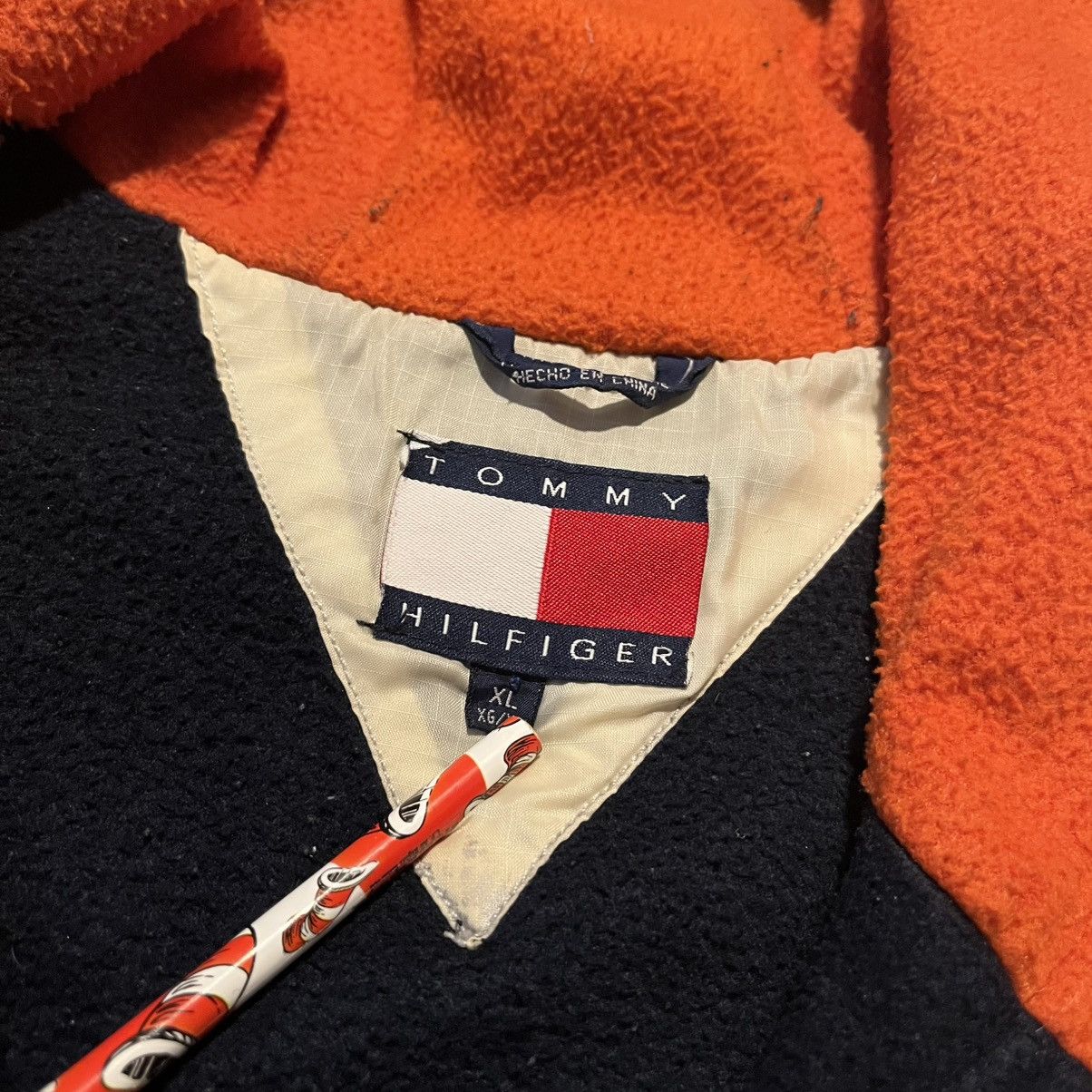 Tommy Hilfiger Vintage 1990s Tommy Hilfiger Coastal Navigator Fleece Jacket Size US XL / EU 56 / 4 - 12 Thumbnail