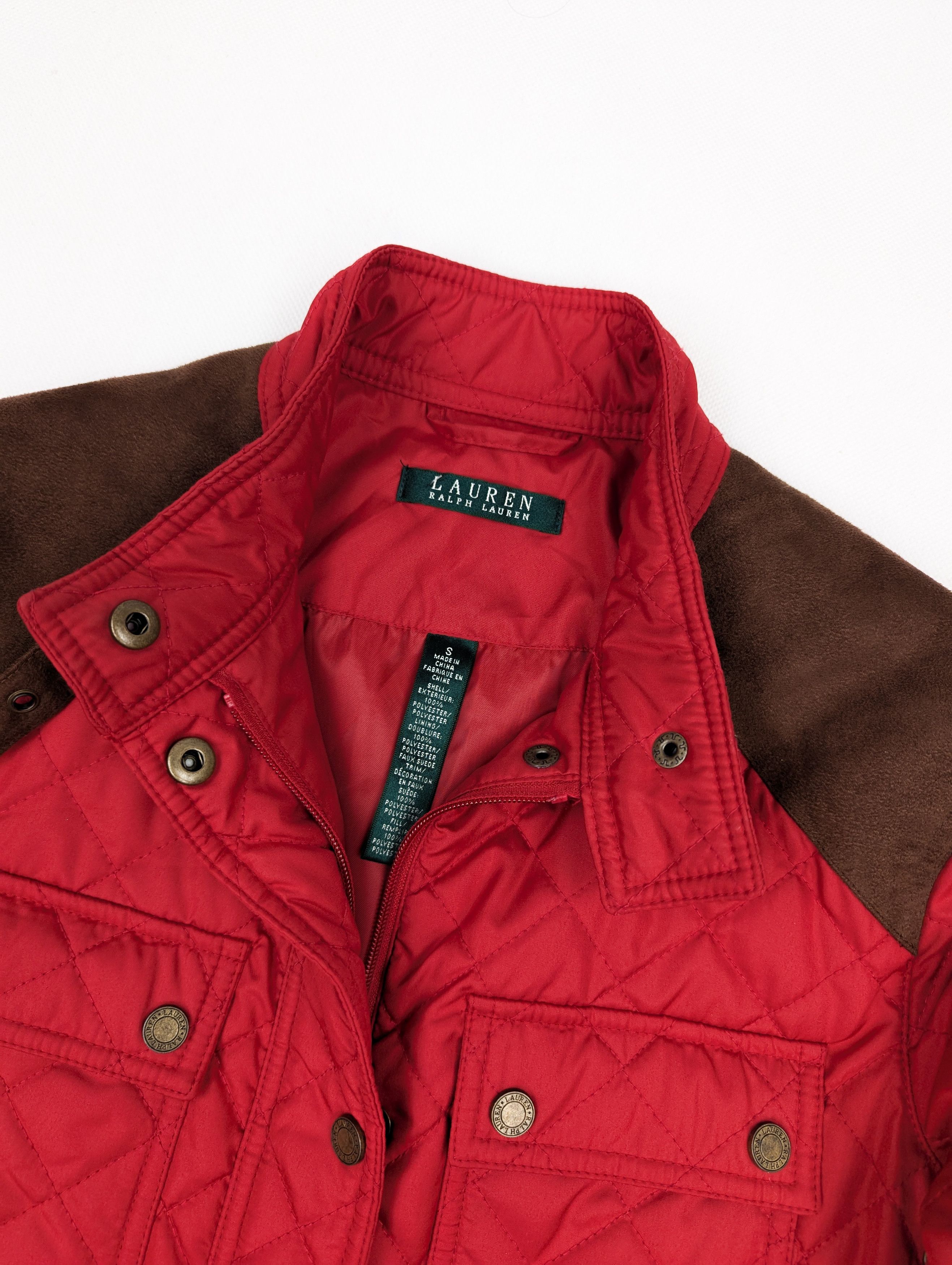 Polo Ralph Lauren Lauren Ralph Lauren red quilted coat S Size S / US 4 / IT 40 - 3 Thumbnail