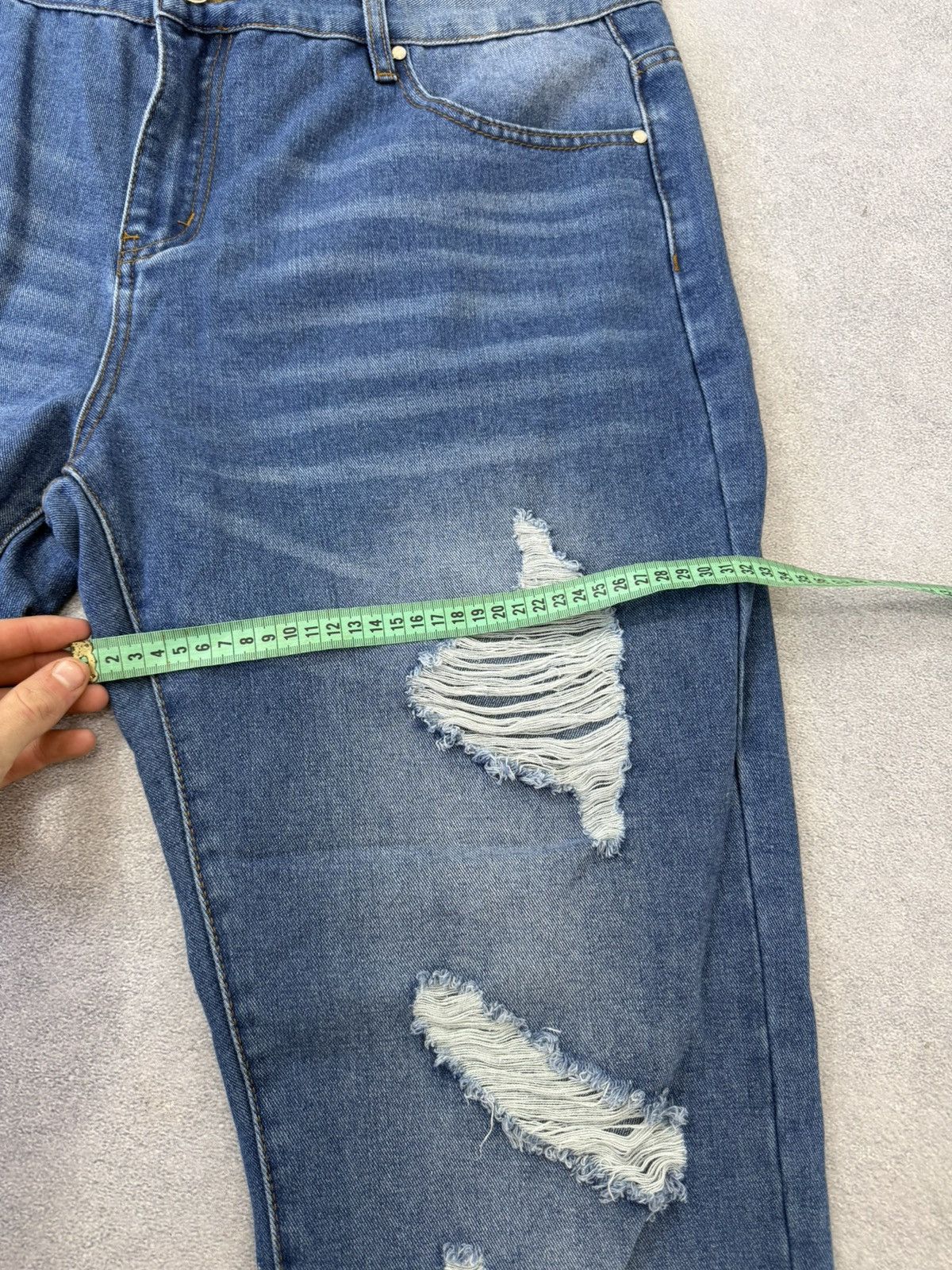 Hedi Slimane Vintage Diesel Dior Hedi Slimane Style Washed Denim Jeans Size US 36 / EU 52 - 10 Thumbnail