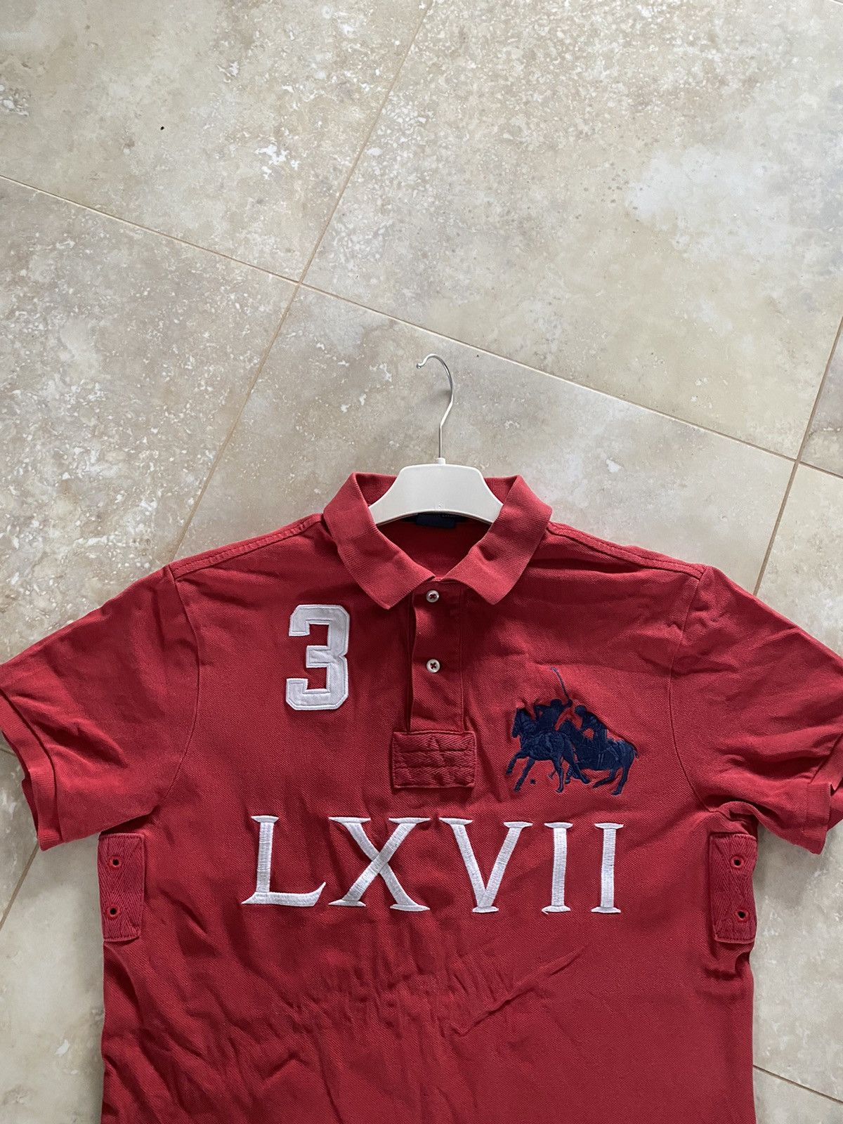 Polo Ralph Lauren Vintage Crazy Polo Ralph Lauren LXII#3 Big Logo Polo T-Shirt Size US M / EU 48-50 / 2 - 8 Thumbnail