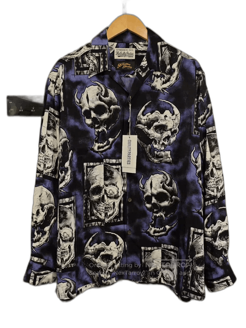Wacko Maria WACKO MARIA x 56 TATTOO Skull Shirt Size US L / EU 52-54 / 3 - 1 Thumbnail
