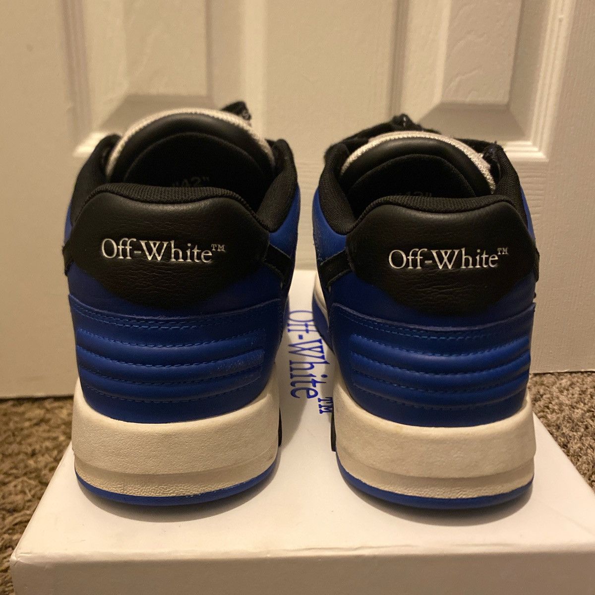 Off-White Off-White Out of Office Low 'Navy Blue Black White' Size US 9 / EU 42 - 2 Thumbnail