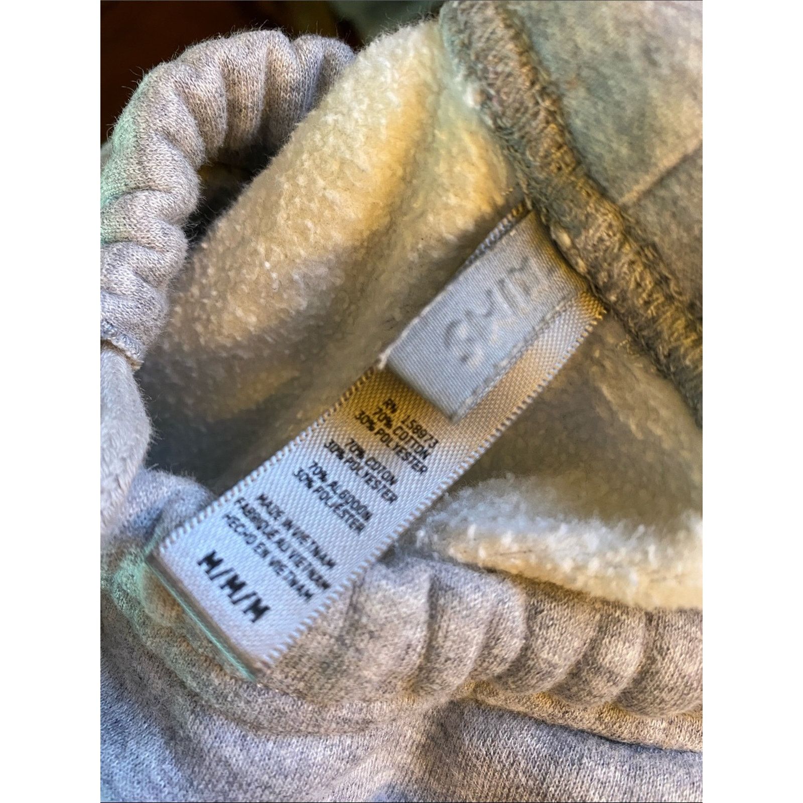 SKIMS SKIMS $88 Gray Cotton Fleece Classic Jogger Medium EUC Size 30" / US 8 / IT 44 - 6 Thumbnail
