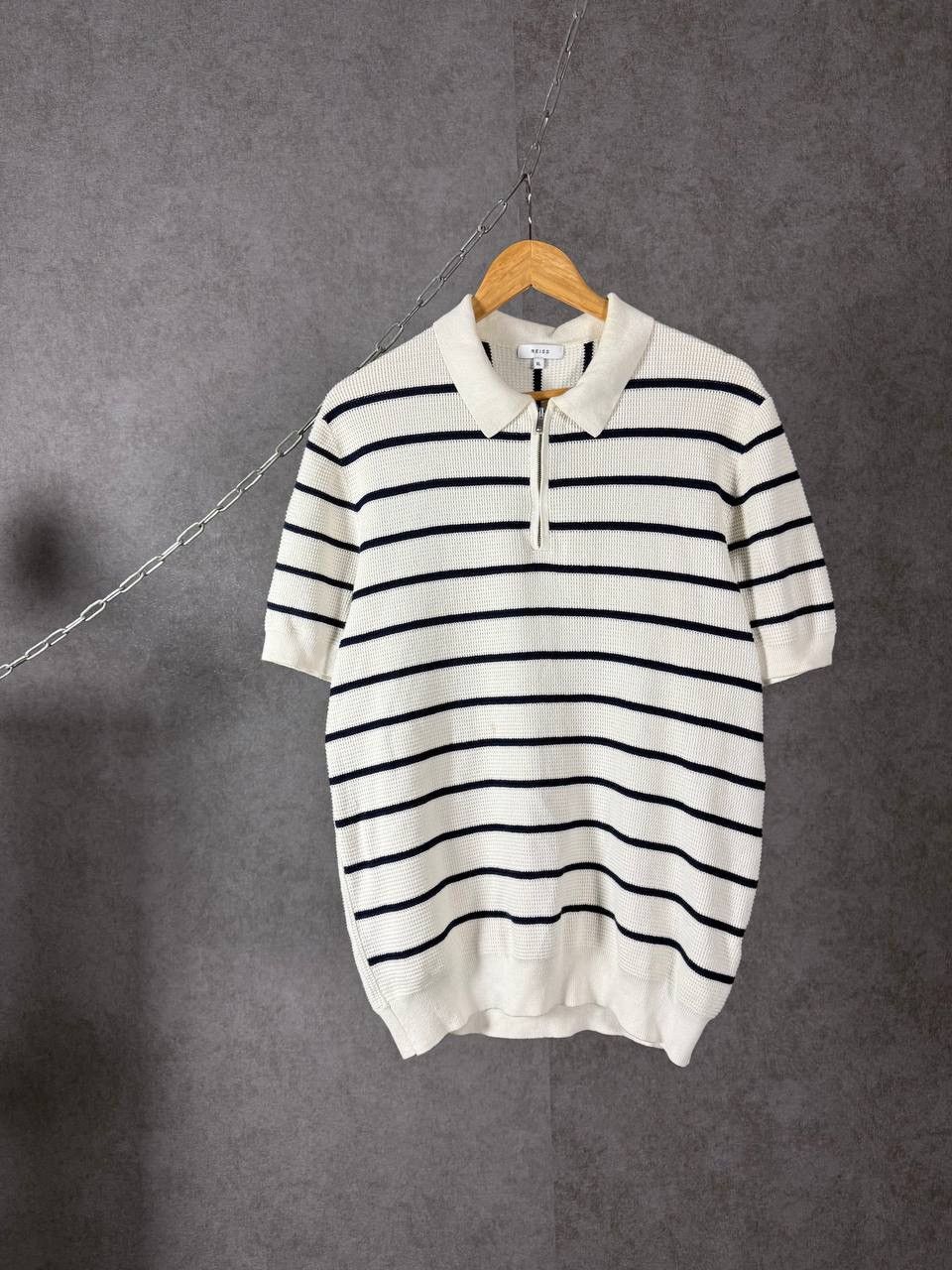 Reiss Reiss designer 1/3 zip polo tee Size US XL / EU 56 / 4 - 1 Thumbnail