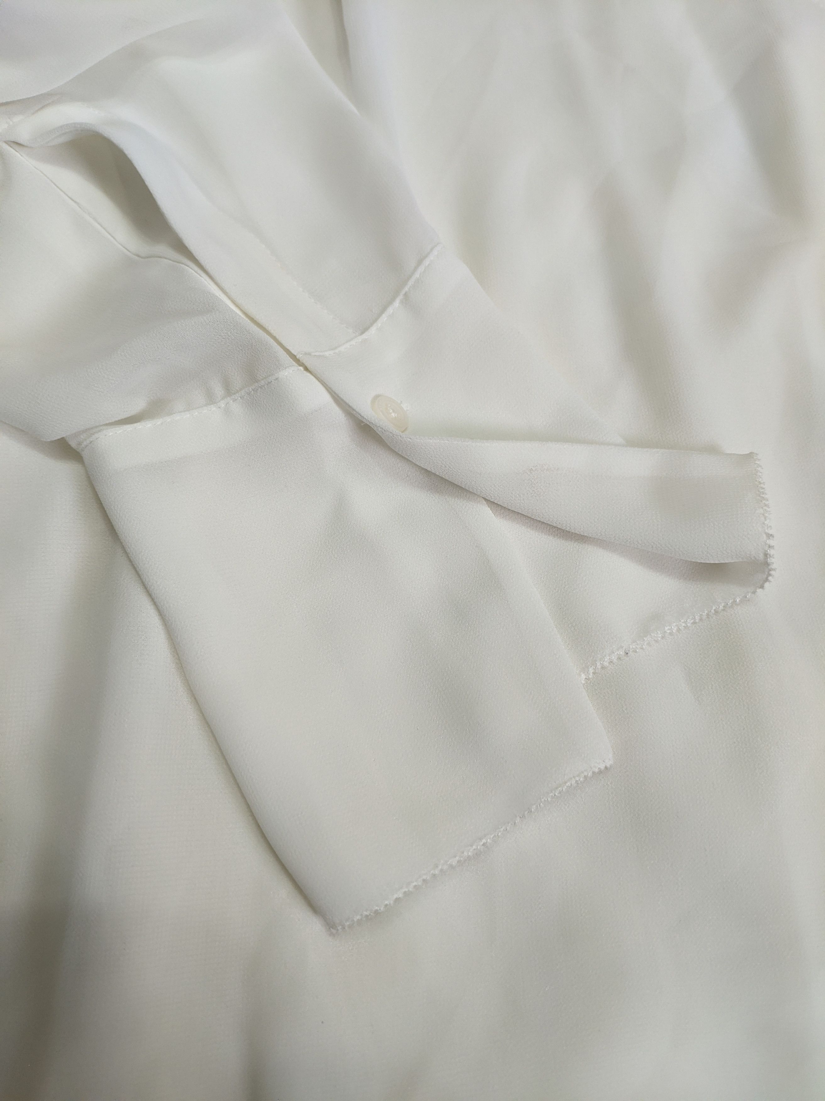 By Malene Birger BY MALENE BIRGER Bolivian Ruched Chiffon Blouse Top Tunic Size M / US 6-8 / IT 42-44 - 15 Thumbnail