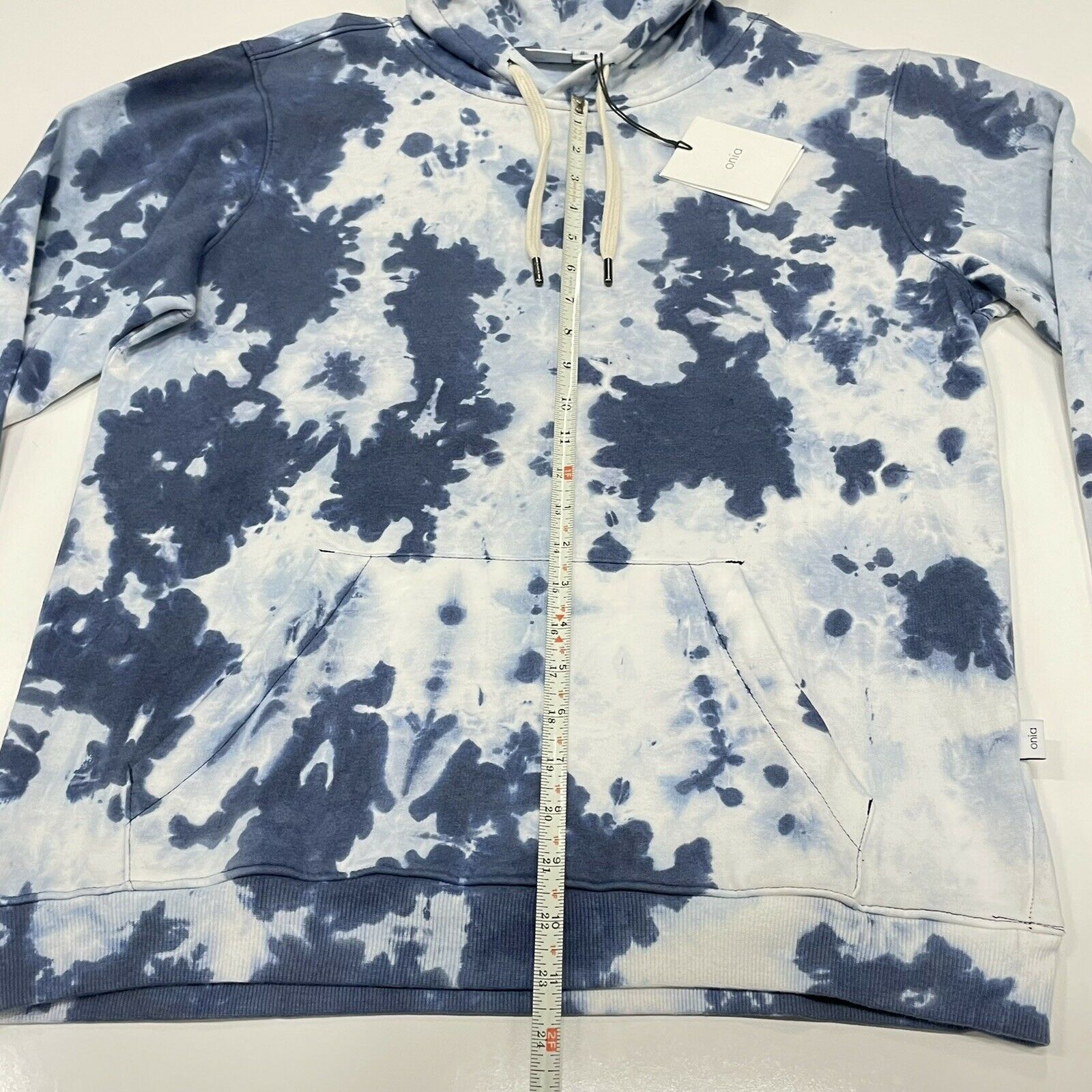 Onia Onia French Terry Tri-Blend Cloud Tie Dye Pullover Hoodie S Size US S / EU 44-46 / 1 - 5 Thumbnail