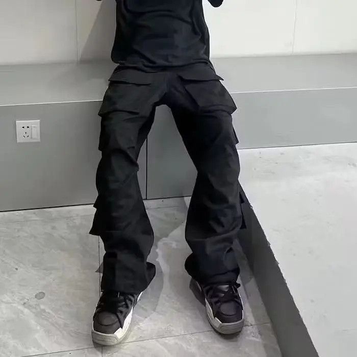 Japanese Brand Black Cargo Pant Size US 32 / EU 48 - 1 Thumbnail