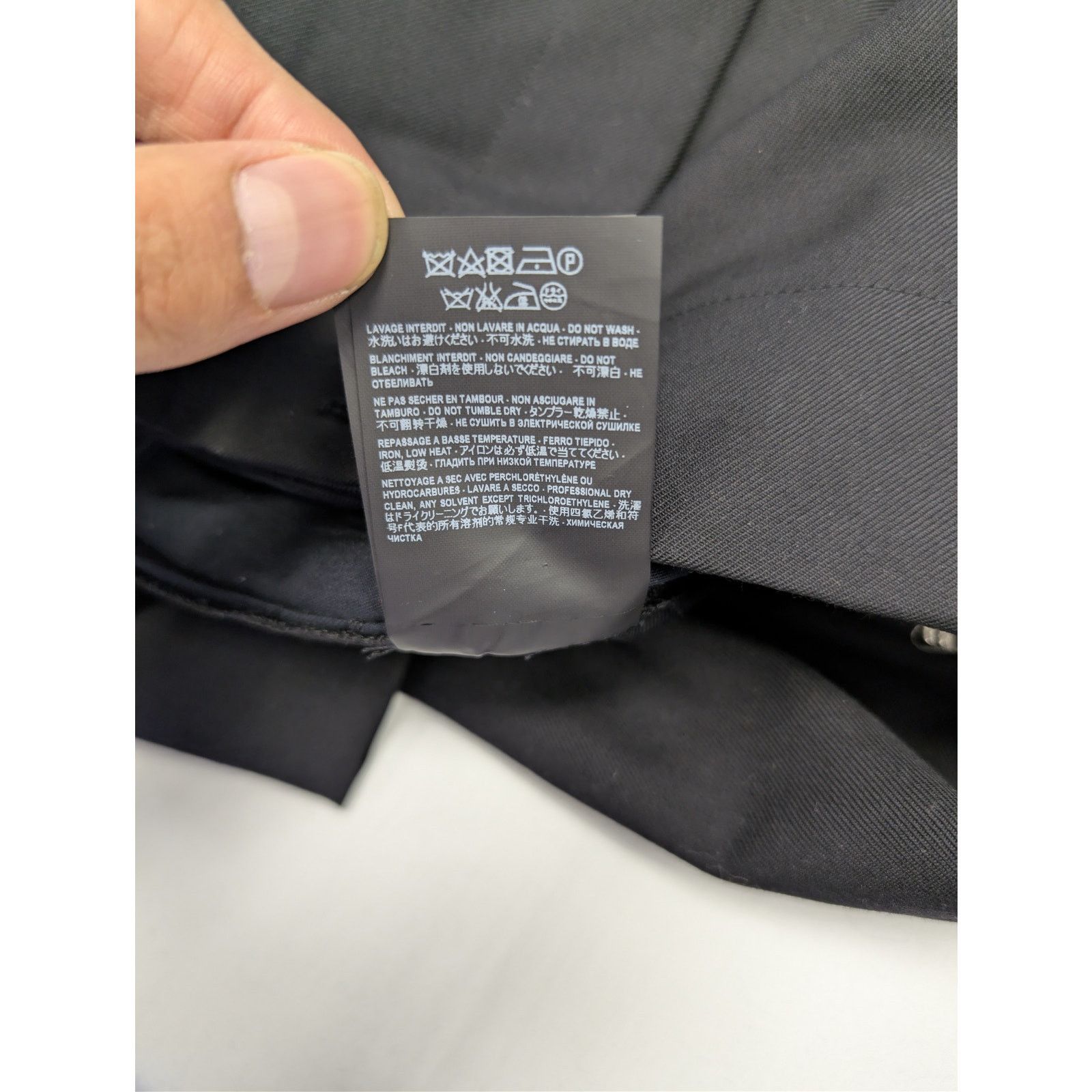 Saint Laurent Paris o1rshd1 CC20 Slacks Pants in Black Size US 32 / EU 48 - 18 Thumbnail