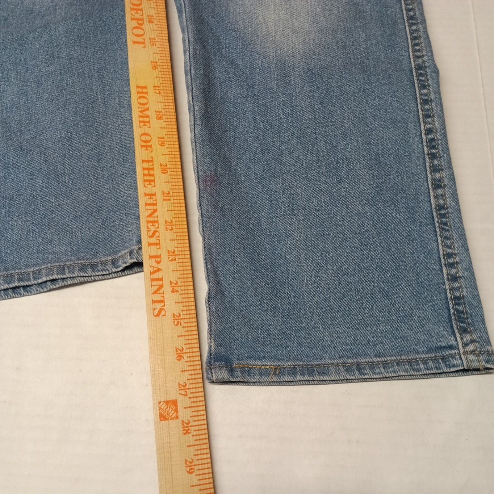 Levi's Levi Strauss Women’s Straight Jeans 10 30x27 Blue High Rise Size 32" / US 10 / IT 46 - 4 Thumbnail