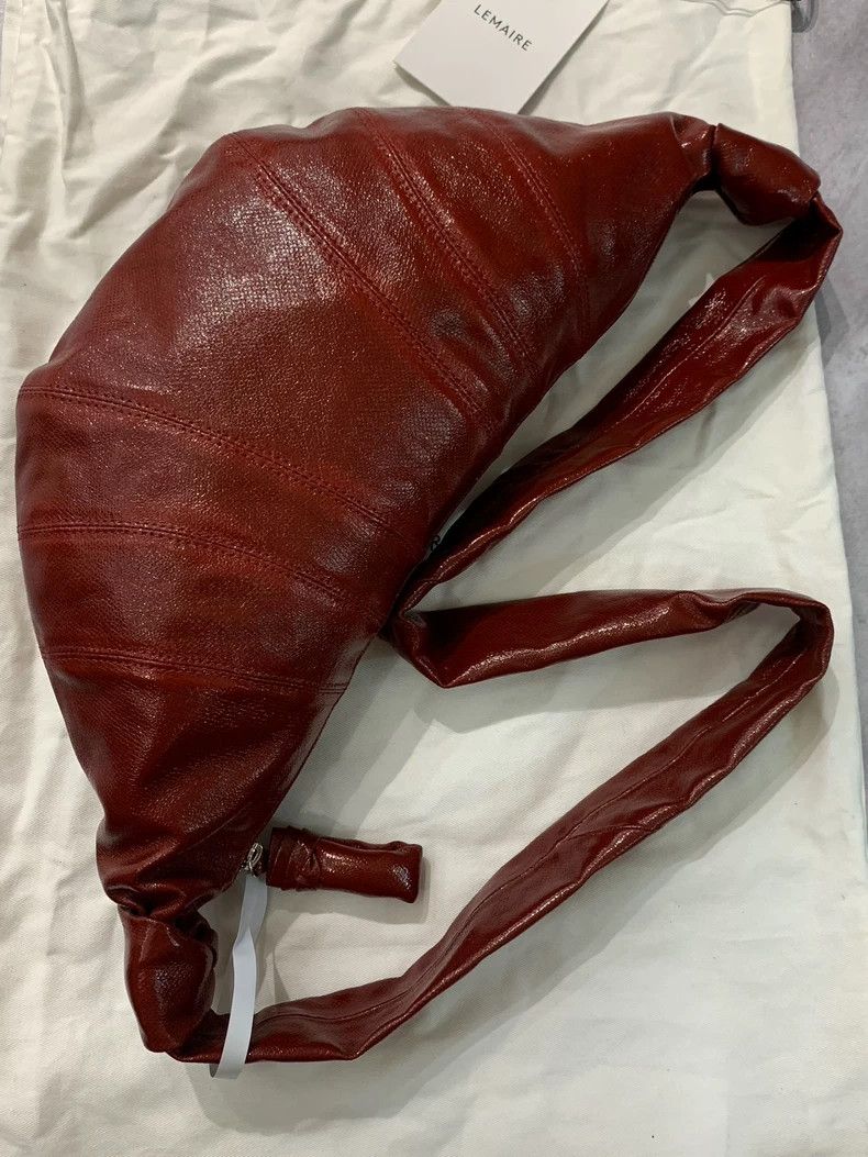 Lemaire Lemaire brick red coated horn bag Size ONE SIZE - 2 Thumbnail