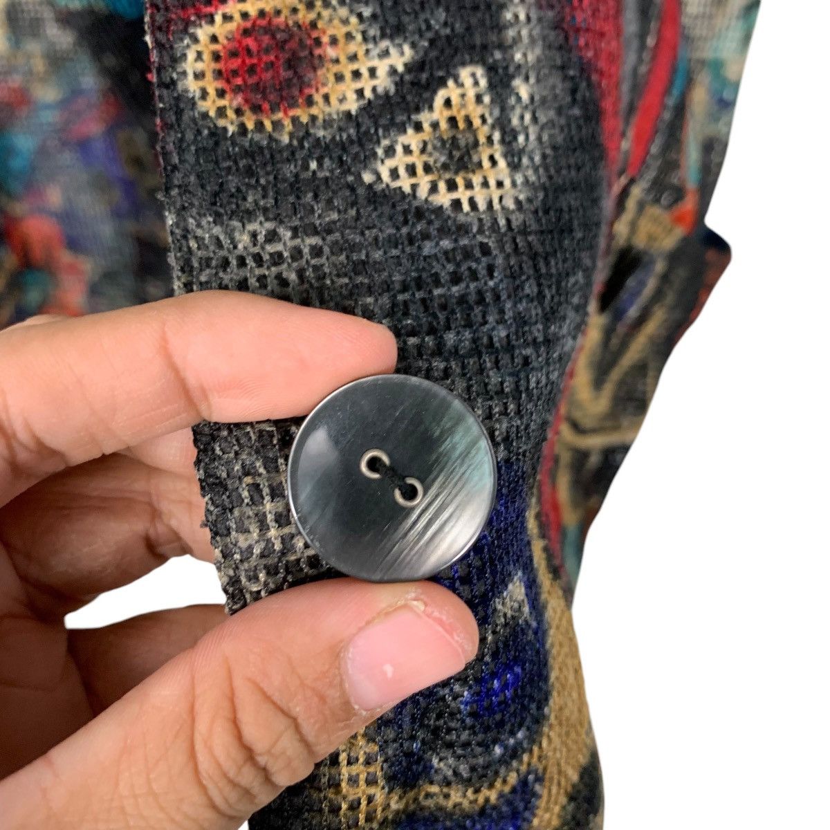Japanese Brand Vintage 90’s SAGES Fullprint Casual Jacket Blazer #2620-C118 Size US M / EU 48-50 / 2 - 14 Thumbnail