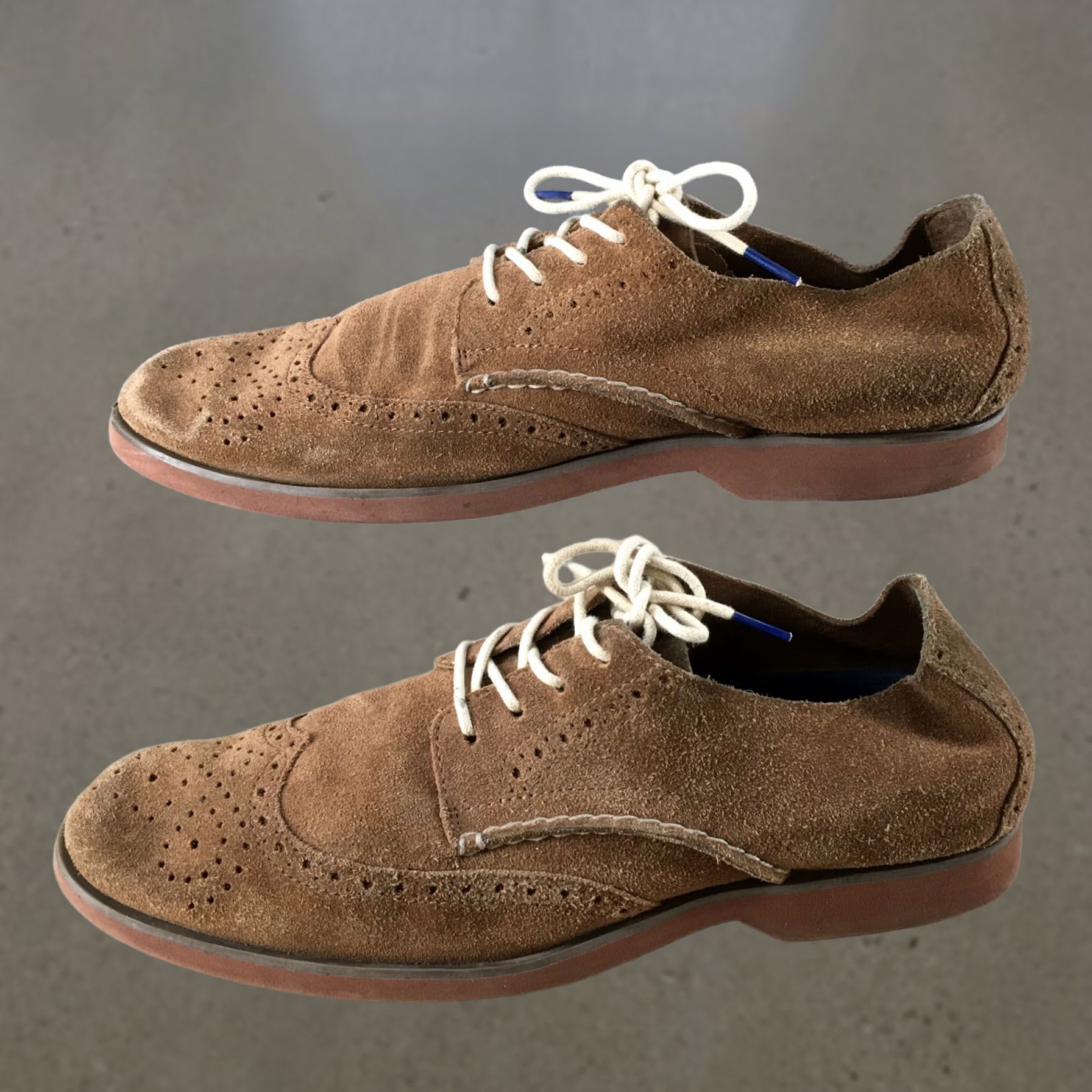 Sperry Sperry Top Sider Wingtip Derby Oxford Mens 11.5M Brown Lace Up Suede 0297465 Size US L / EU 52-54 / 3 - 1 Thumbnail