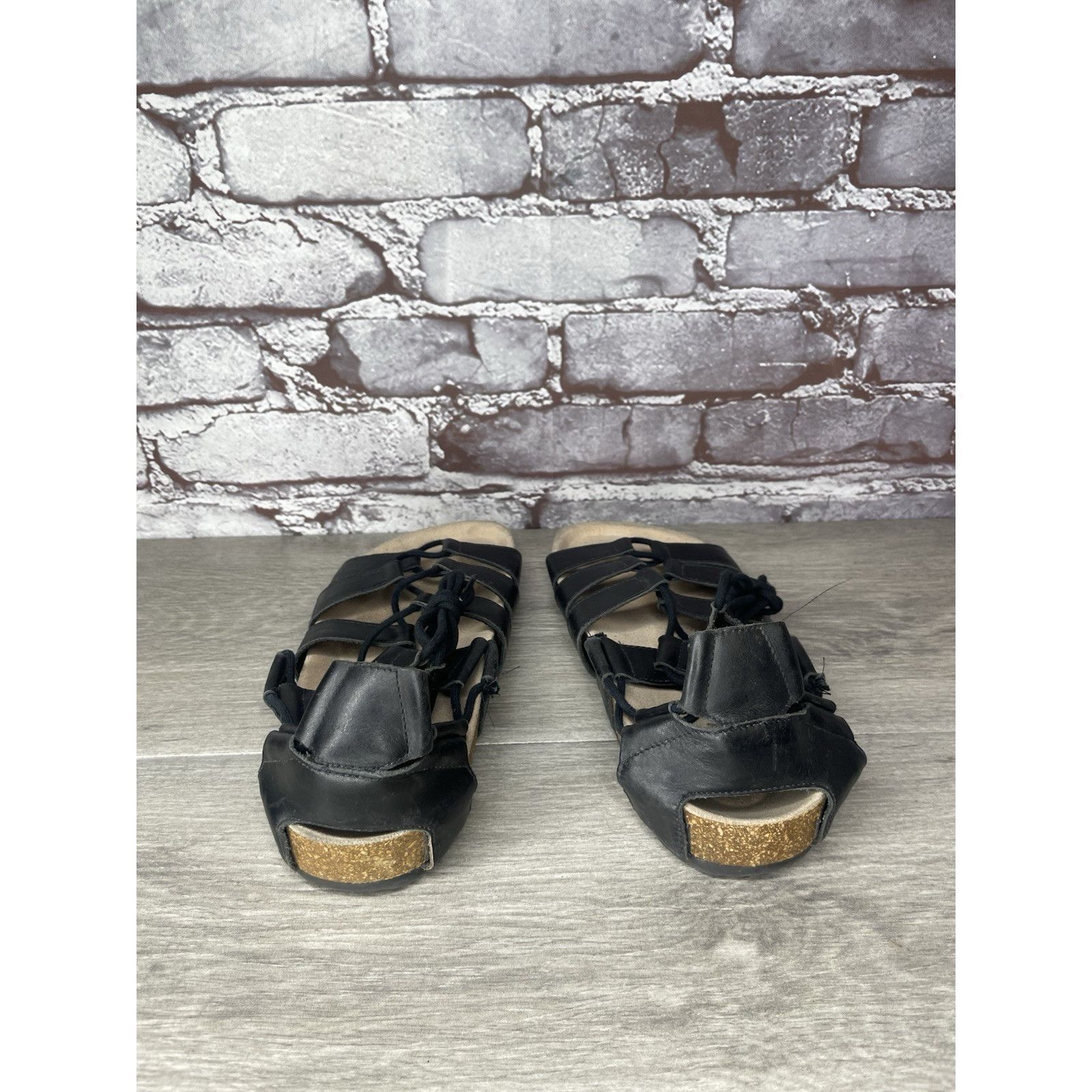 Loeffler Randall Loeffler Randall Black Leather Pascal Gladiator Strappy Sand Size US 7.5 / IT 37.5 - 13 Thumbnail