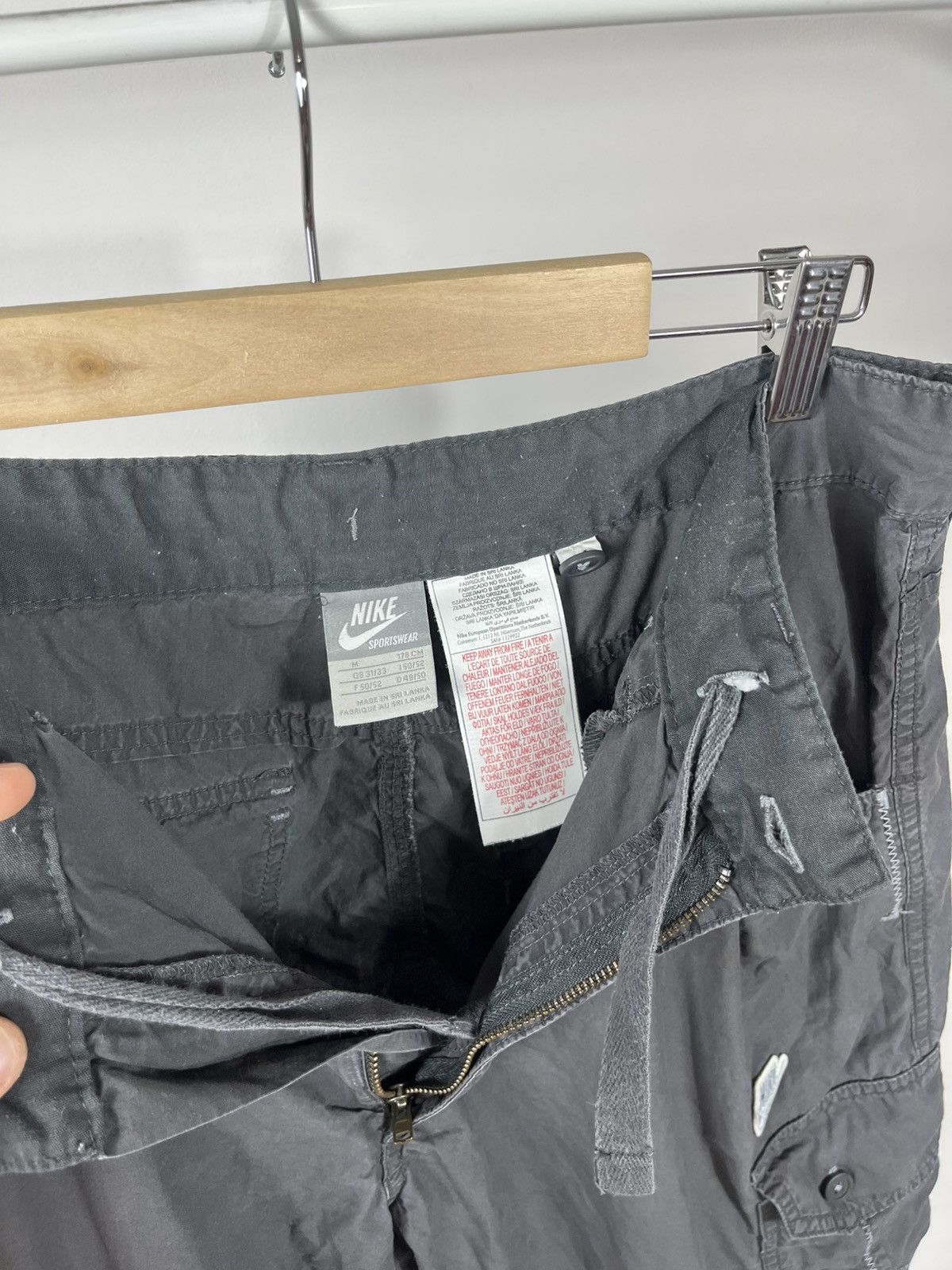 Nike Nike Sportswear Cargo Shorts Gray Size M Size US 32 / EU 48 - 7 Thumbnail