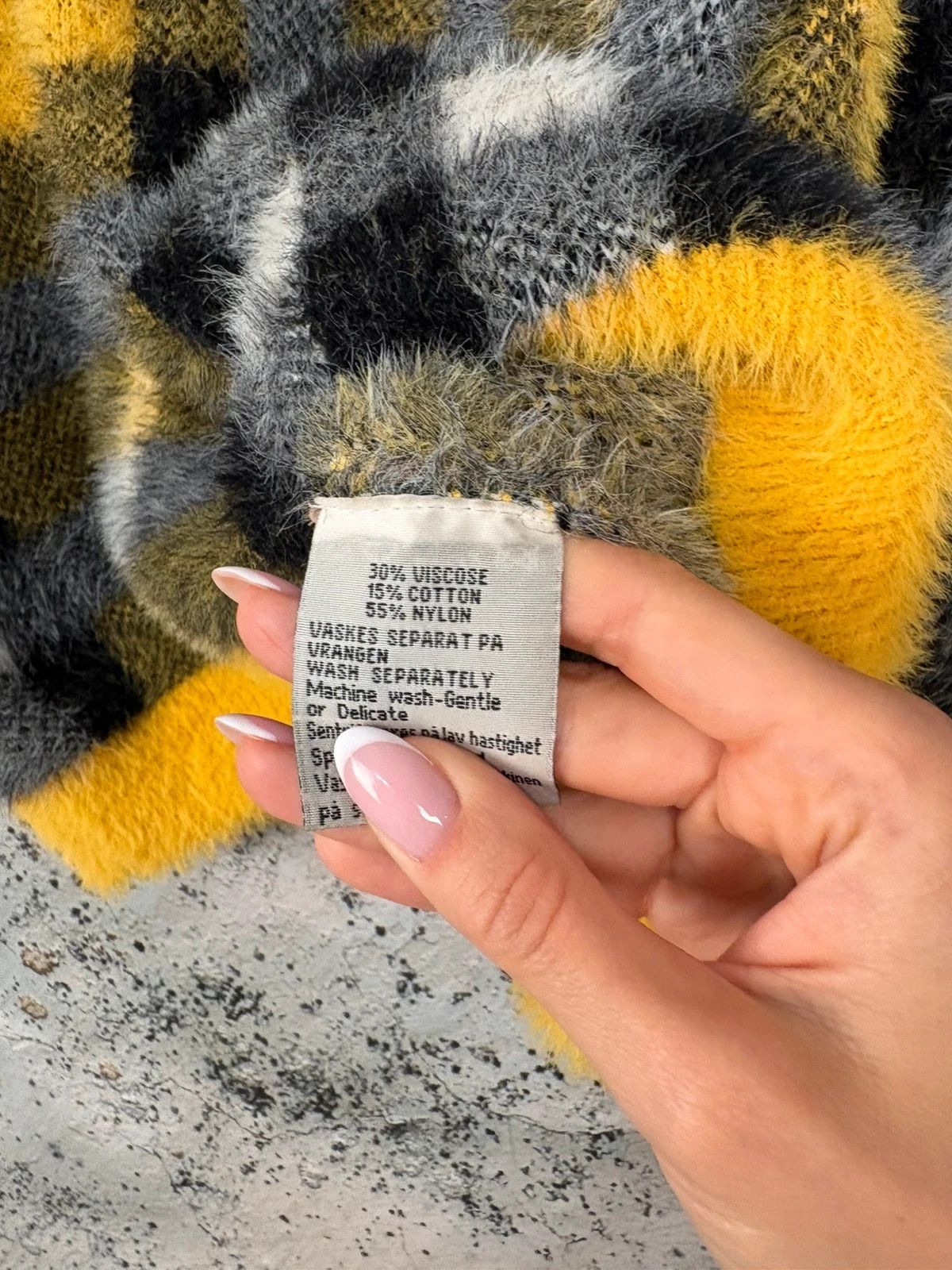 Other Vintage Avant Garde Mohair Alternative y2k Grunge Punk Size M / US 6-8 / IT 42-44 - 2 Thumbnail