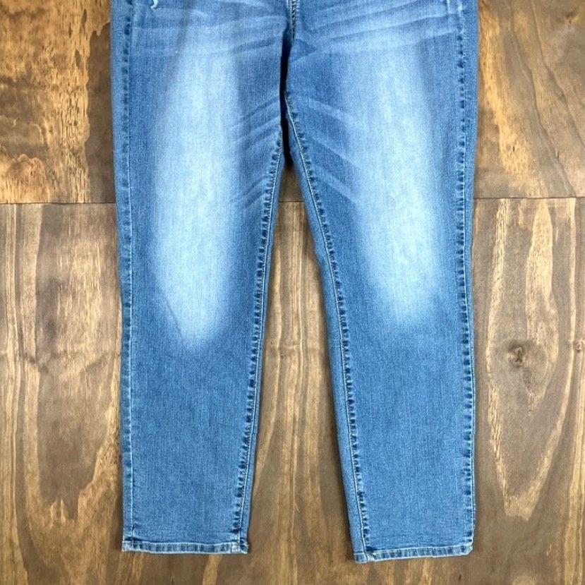 Levi's VINTAGE Levi's Jeans Women Blue Denim Mid Rise Slim Boyfriend Stretch 14 5-Pocket Design Regular Womens Size 36" / US 14 / IT 50 - 3 Thumbnail