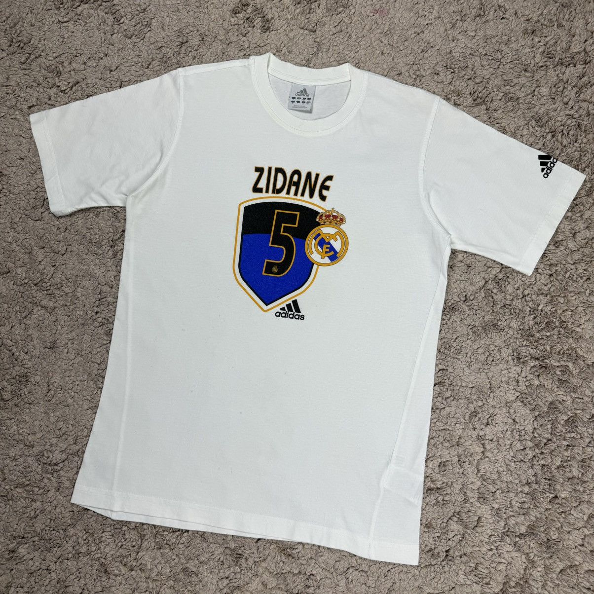Vintage Vintage Adidas Real Madrid Zidane 5 T-shirt Size US M / EU 48-50 / 2 - 4 Thumbnail