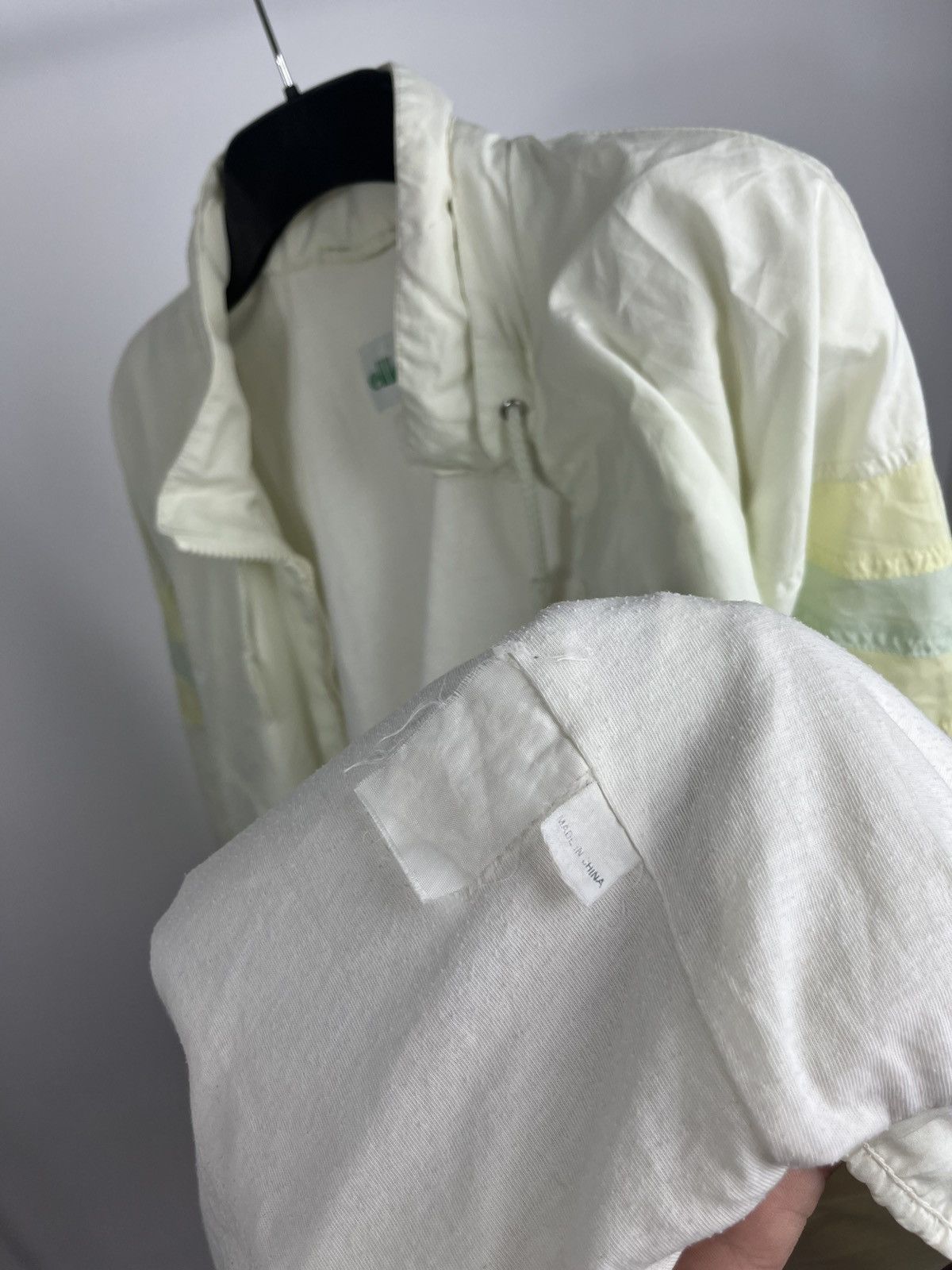 Vintage Ellesse Pastel Windbreaker Jacket 90s Style