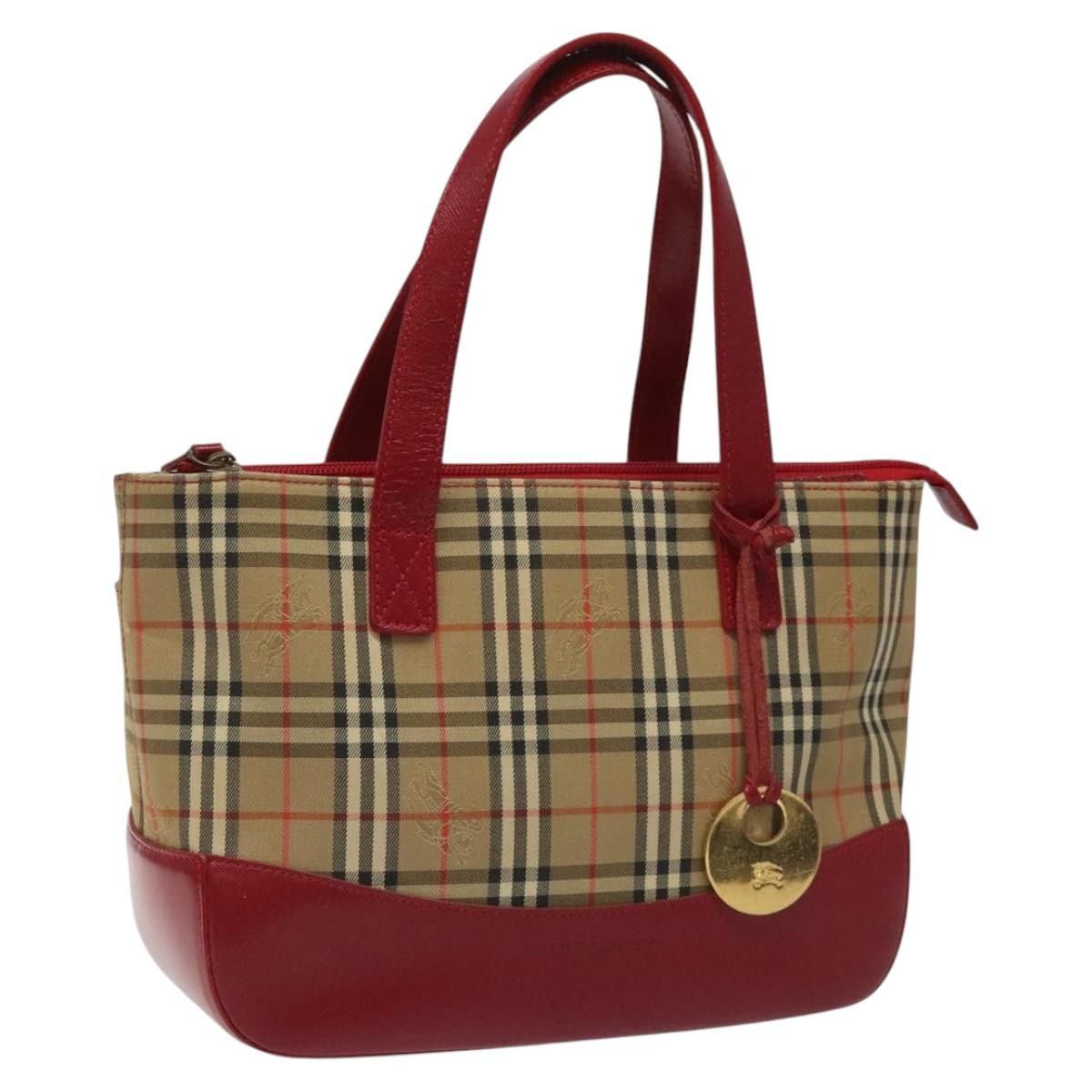 Burberry Burberry Nova Check Handbag Nova Check Canvas Size ONE SIZE - 1 Thumbnail