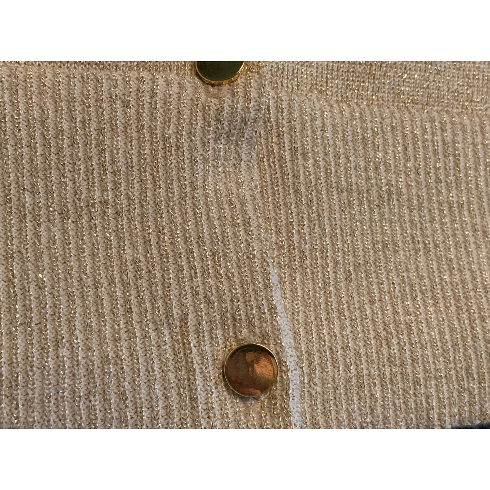 Other Nue Options Women's Medium Sweater Gold Sequins Long Sleeve Size M / US 6-8 / IT 42-44 - 11 Thumbnail