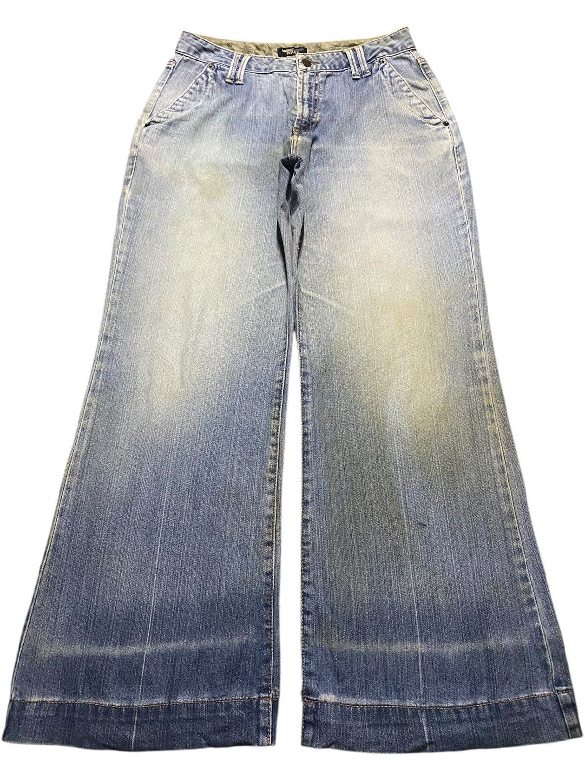 Michiko Koshino London Vintage Michiko London Faded Wash Super baggy Jeans Size US 30 / EU 46 - 1 Thumbnail