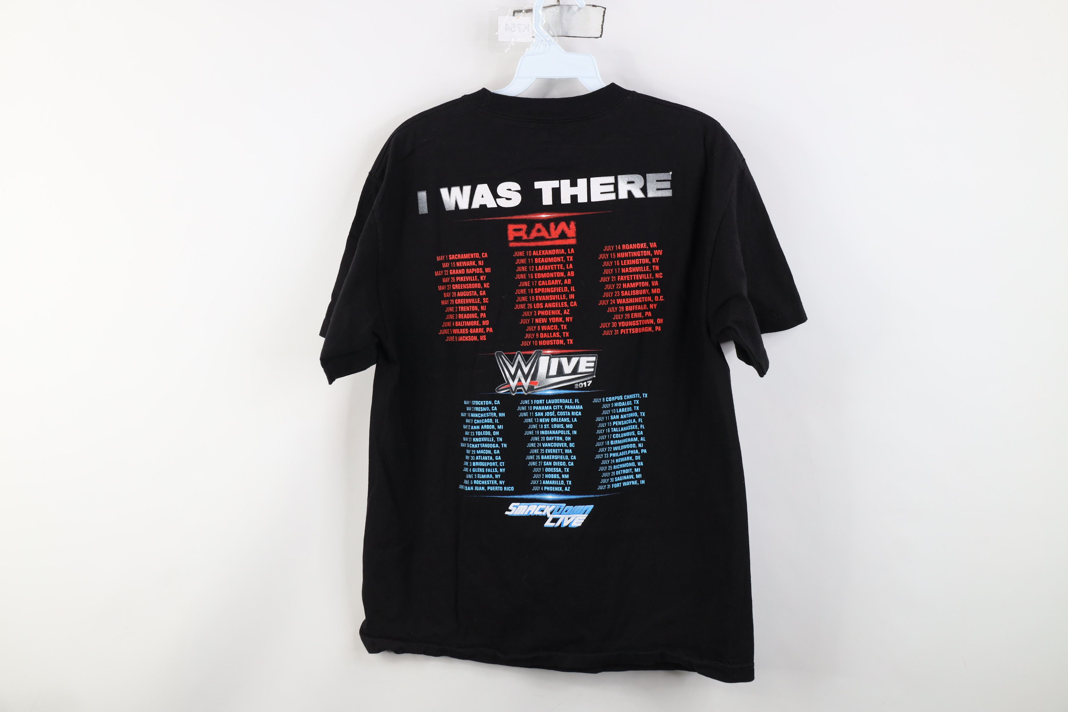Vintage Y2K WWE WWF Live Wrestling 2017 Raw Wrestler T-Shirt Black Size US M / EU 48-50 / 2 - 13 Thumbnail