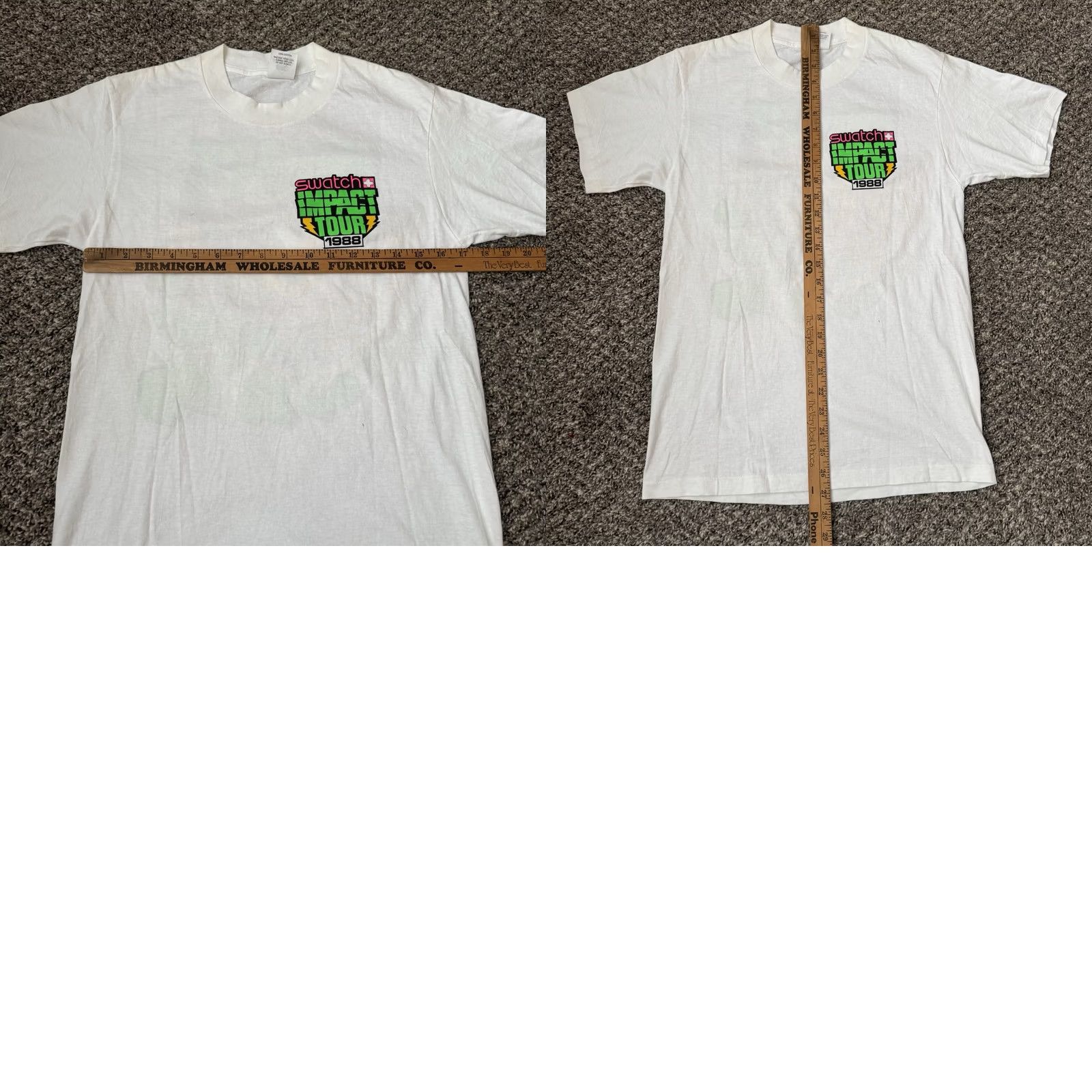 Swatch VINTAGE Swatch Impact T Shirt Mens M 80s Rare Skateboard Watches Graphic Tee Size US M / EU 48-50 / 2 - 8 Thumbnail