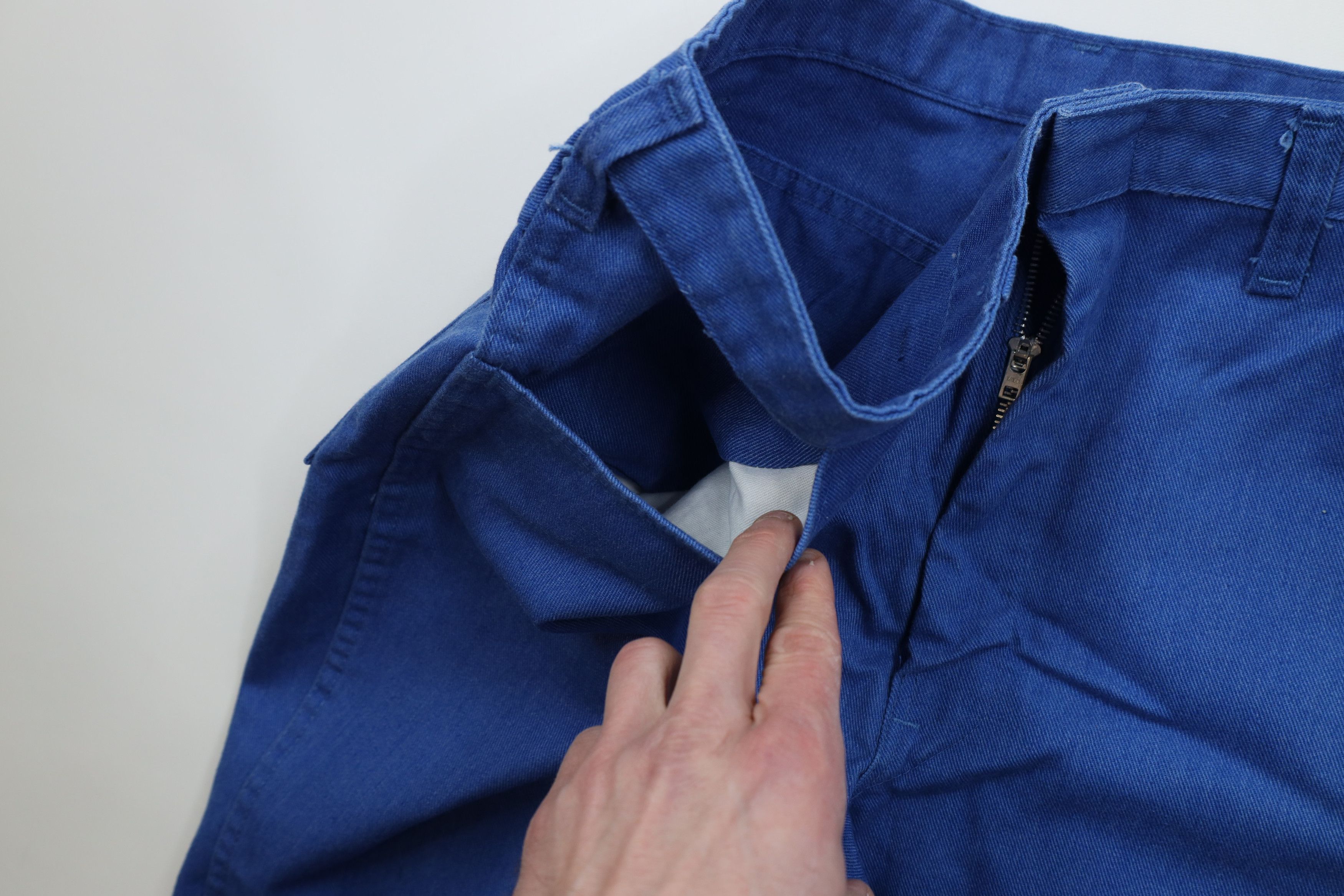 Dickies Vintage 60s 70s Dickies Bell Bottoms Denim Jeans Blue USA Size US 40 / EU 56 - 8 Thumbnail