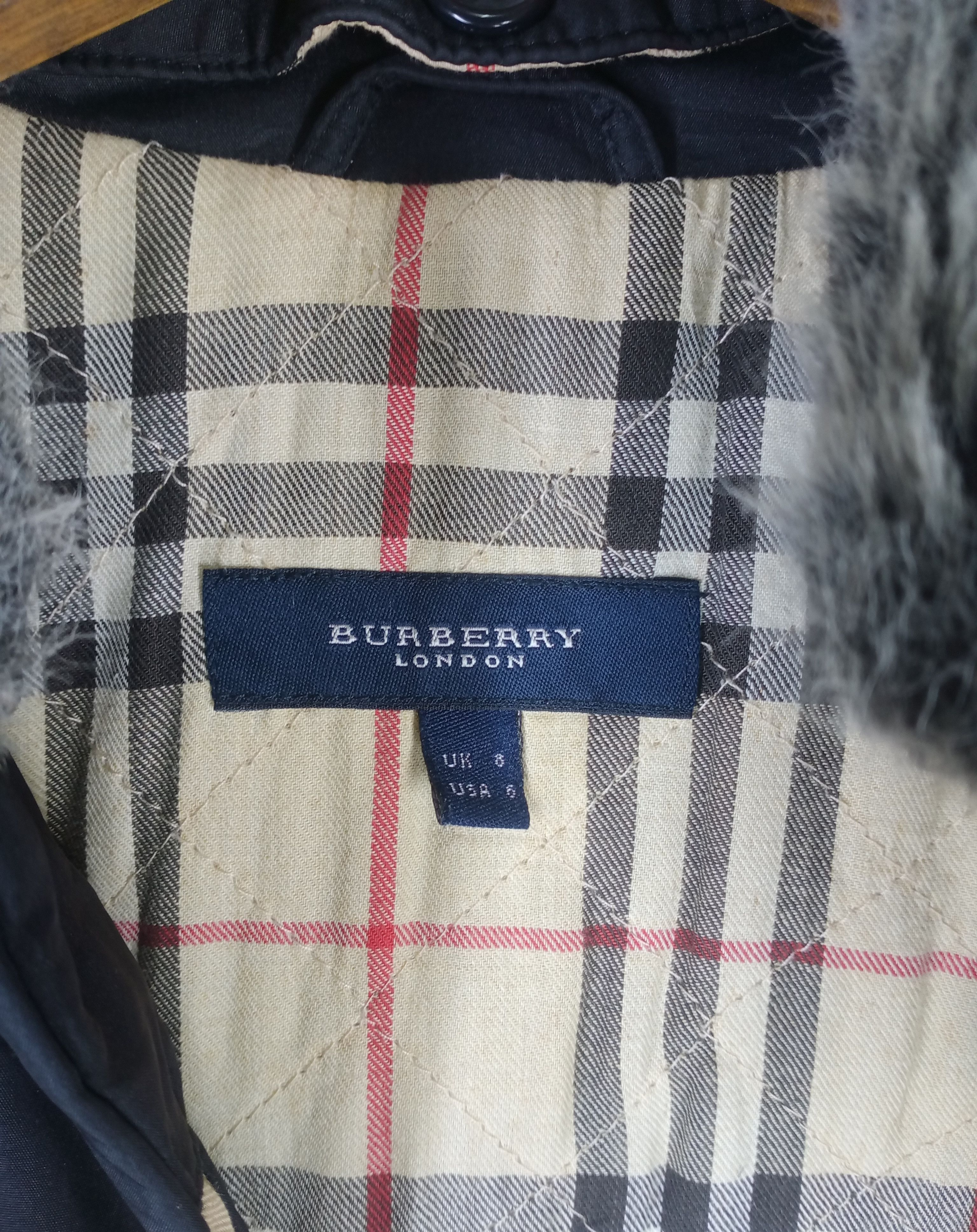 Burberry Rare Burberry London Nova Check Faux Fur Jacket Size US M / EU 48-50 / 2 - 5 Thumbnail