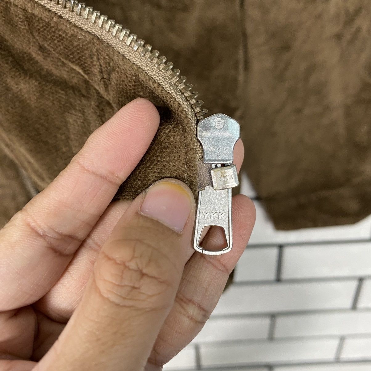 FiveBrother 📌Vintage Bomber Jacket Fivebrother Union Made Size US L / EU 52-54 / 3 - 18 Thumbnail