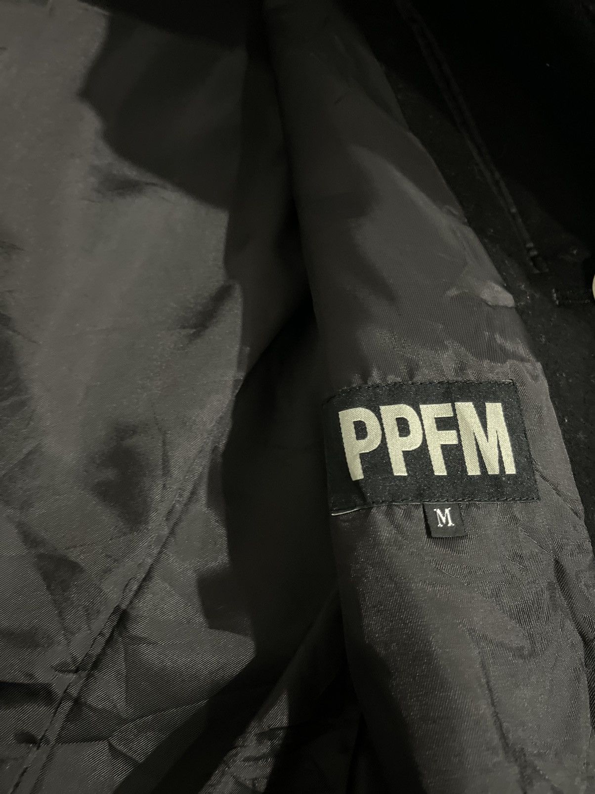 PPFM PPFM Double Breasted Zipper Wool Jacket Size US M / EU 48-50 / 2 - 15 Thumbnail