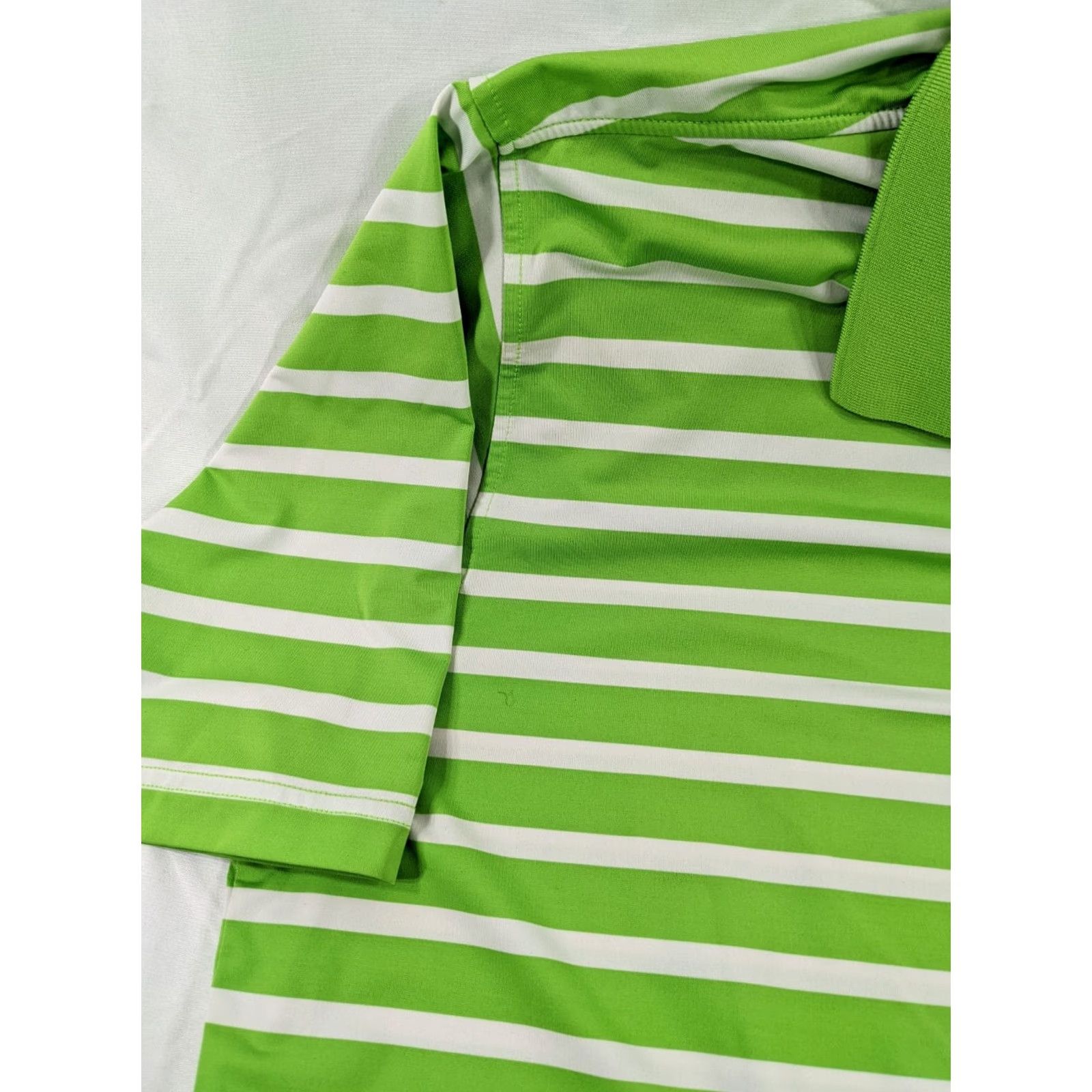 Vintage Fennec Golf Polo Shirt XL Men Lime Green Oak Tree National Golf Club Shirts Short Sleeve Breathable Size US XL / EU 56 / 4 - 3 Thumbnail