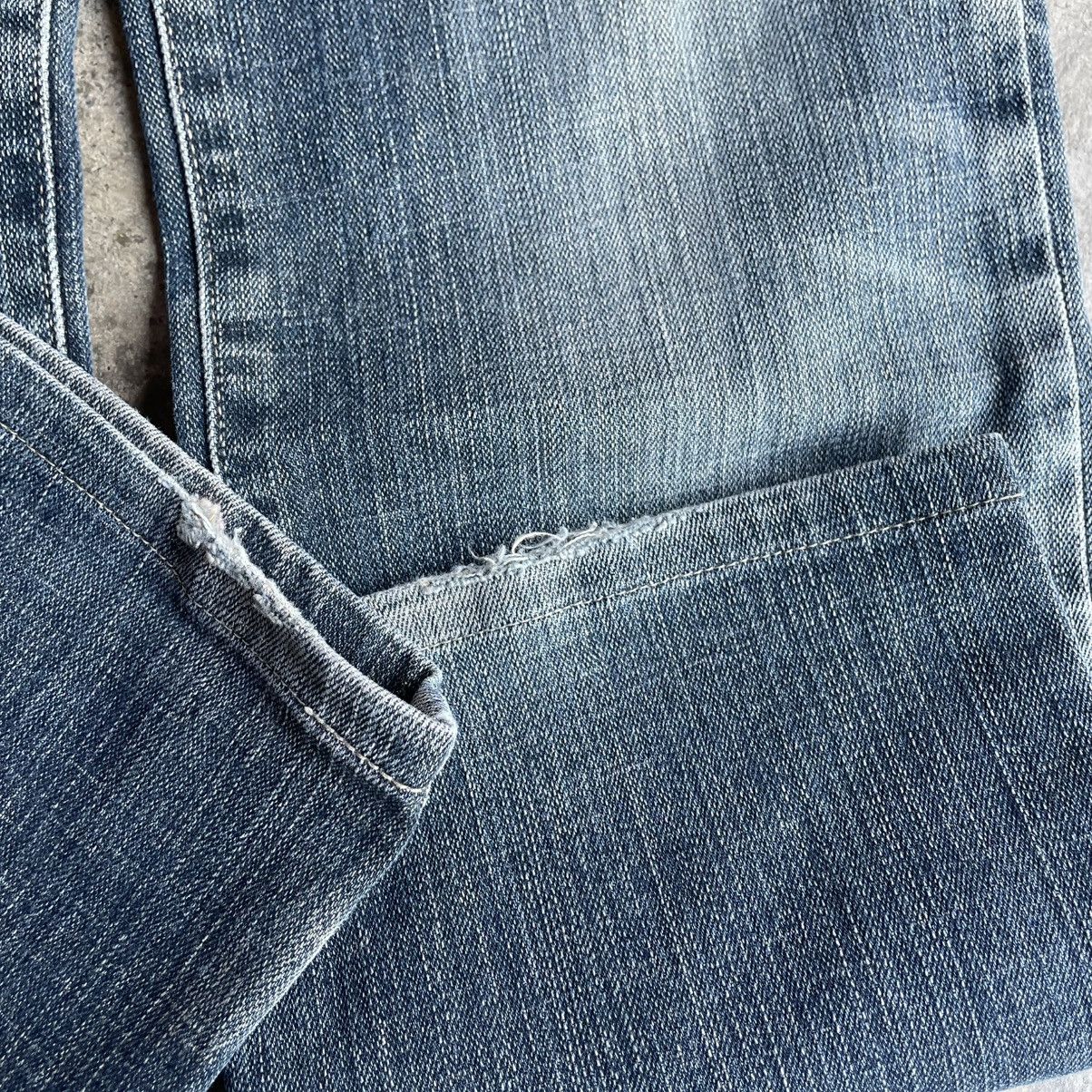 Edwin 🔥Vintage Edwin 4004 Stoned Washed Women Distress Denim Jeans Size 31" - 7 Thumbnail