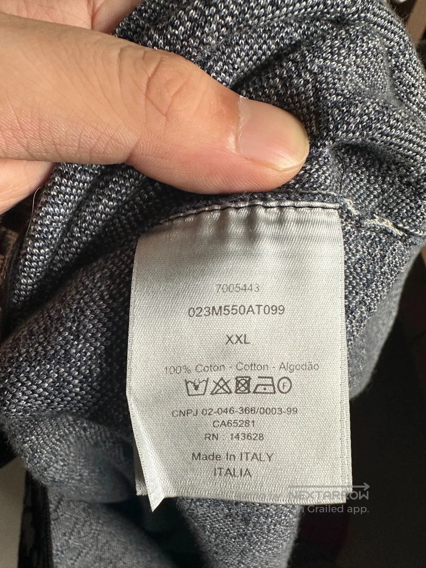 Dior Dior All-Over Logo Print Shirt XXL. Size US XXL / EU 58 / 5 - 4 Thumbnail