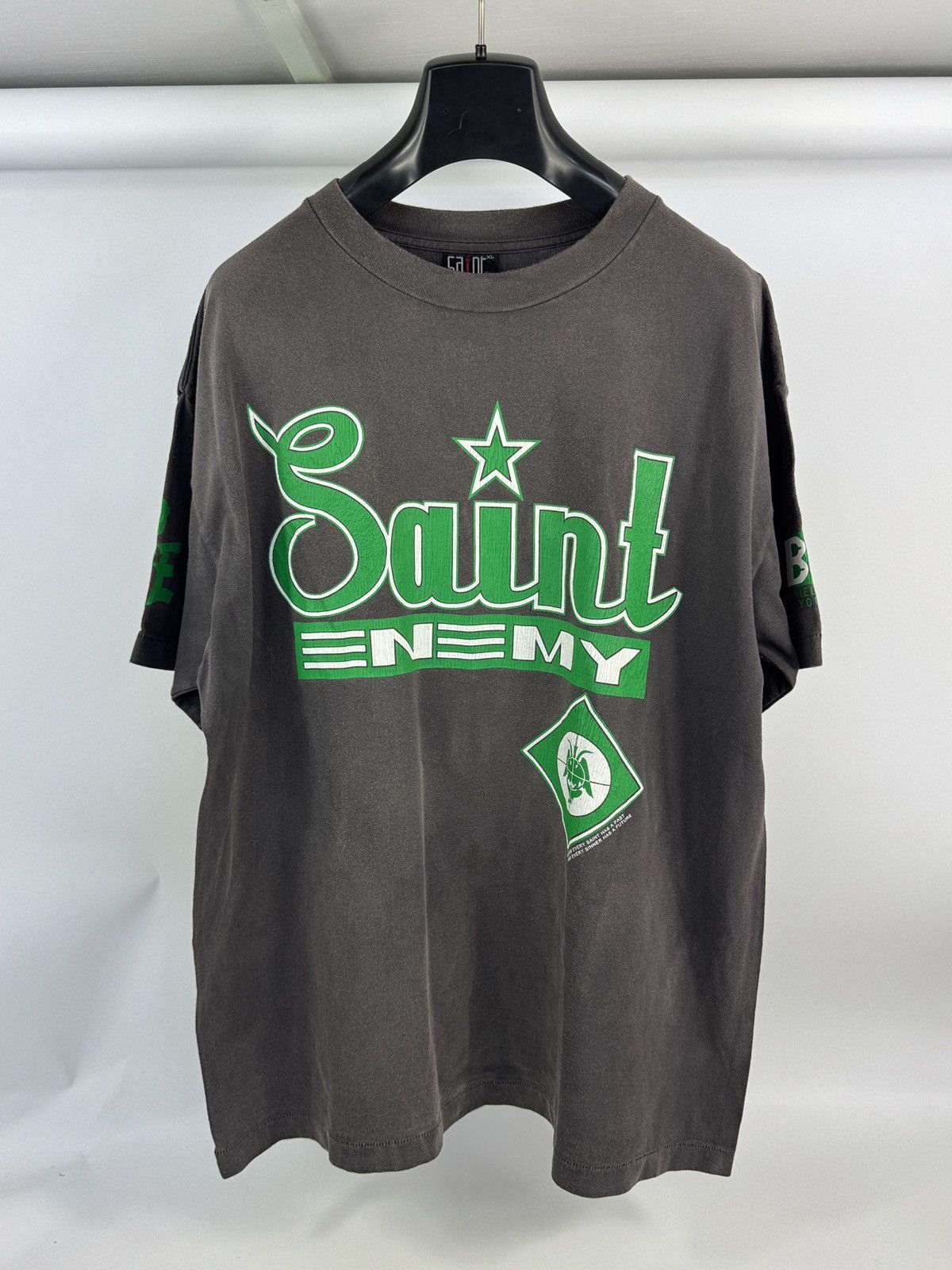 Saint Michael ENEMY PRINT T-SHIRT Size US XL / EU 56 / 4 - 1 Thumbnail