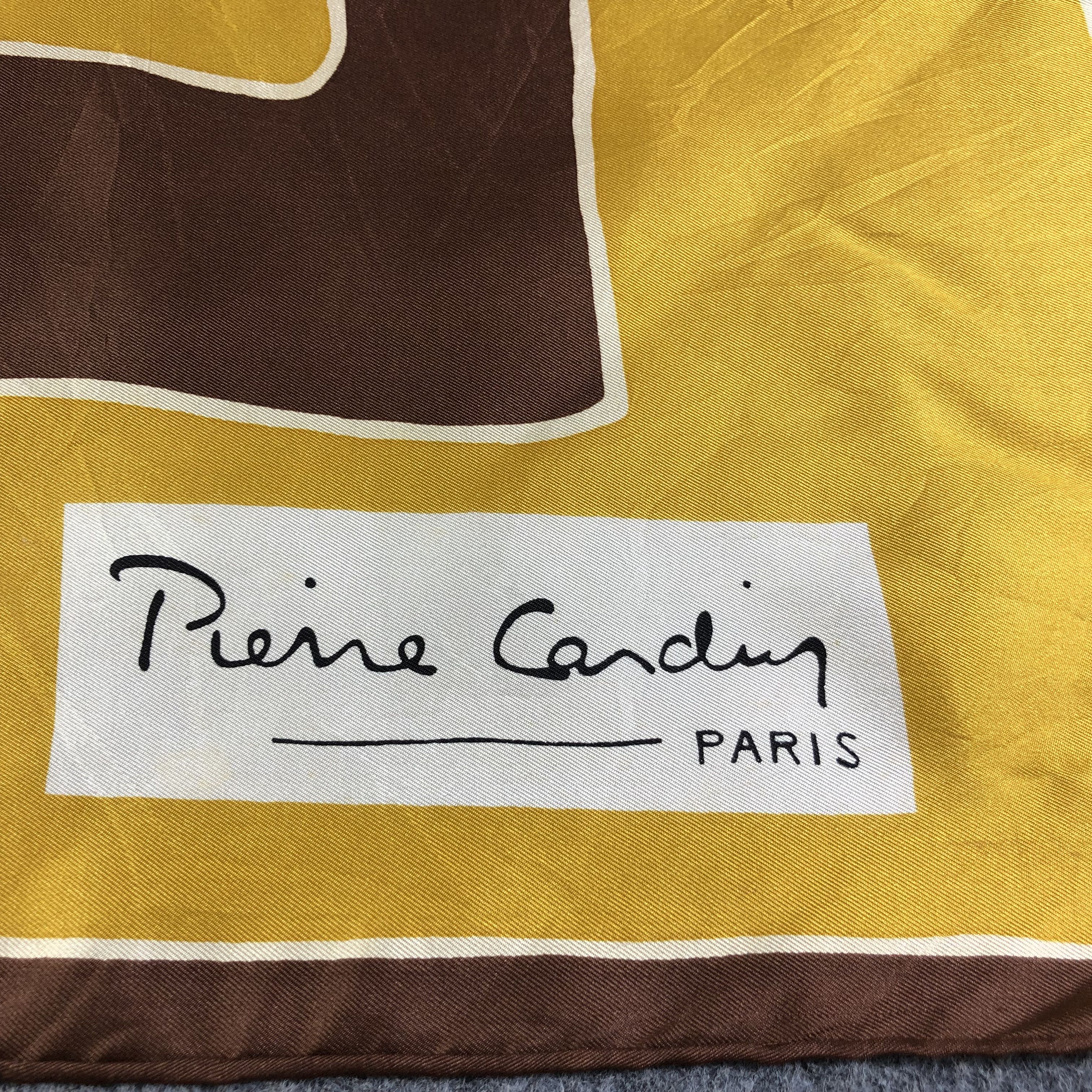 Pierre Cardin Vintage Pierre Cardin Abstract Silk Scarf M690 Size ONE SIZE - 3 Thumbnail