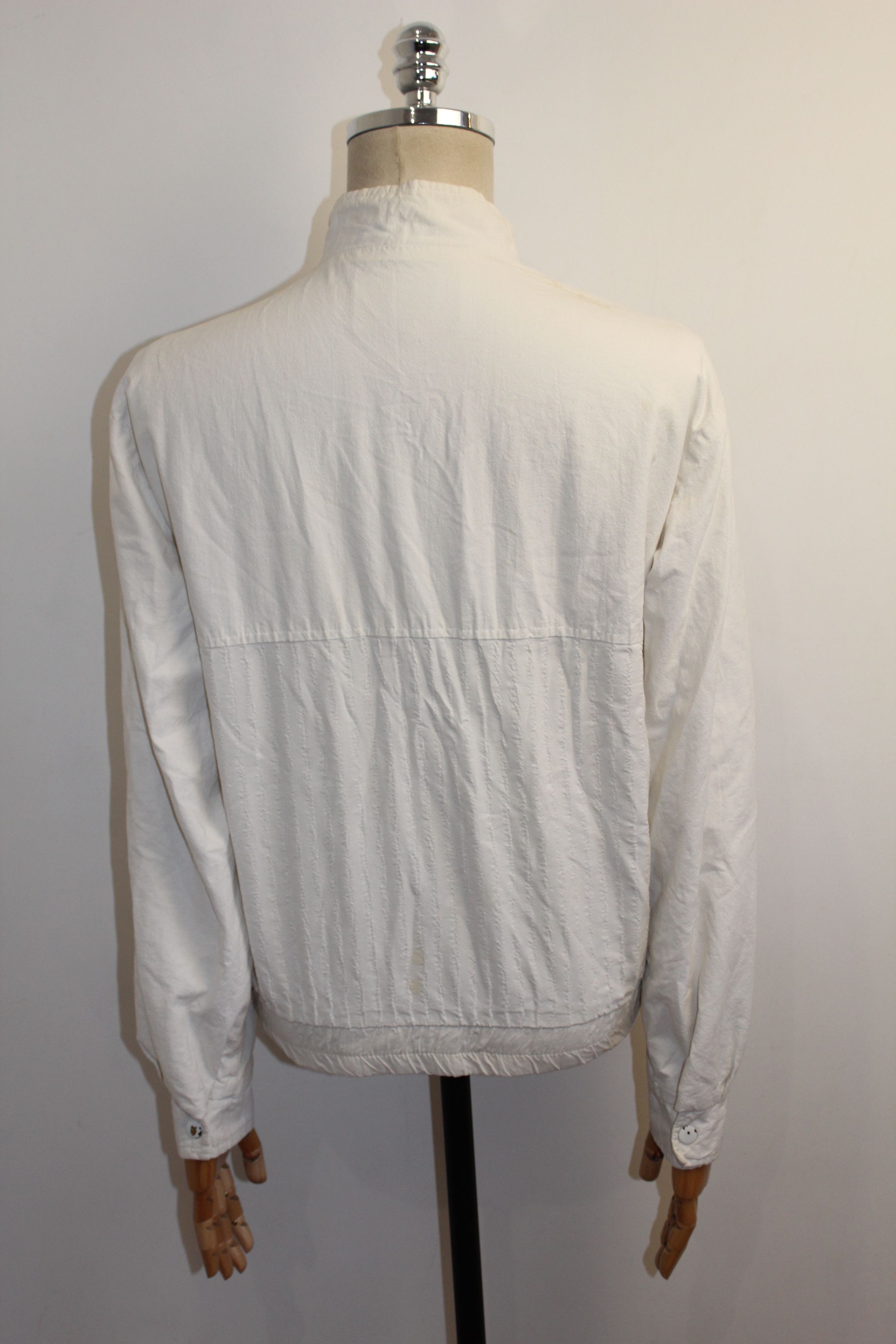 Fred Perry Men's Fred Perry Vintage 90's White Cotton Jacket Size M Size US M / EU 48-50 / 2 - 6 Thumbnail