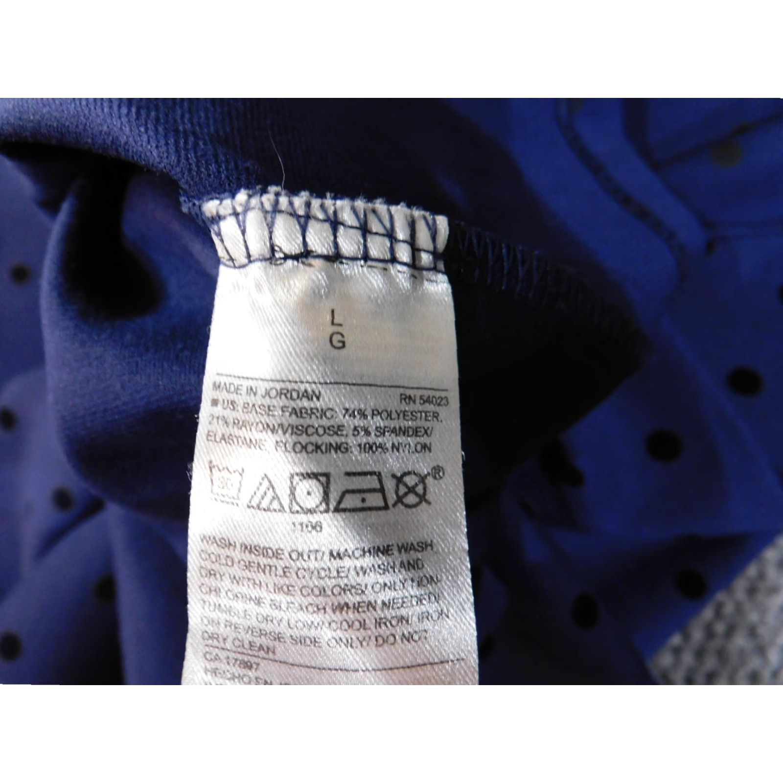 Old Navy Old Navy Dress Large Purple Zip Womens A-line Dots Polyester Wool? Size L / US 10 / IT 46 - 6 Thumbnail